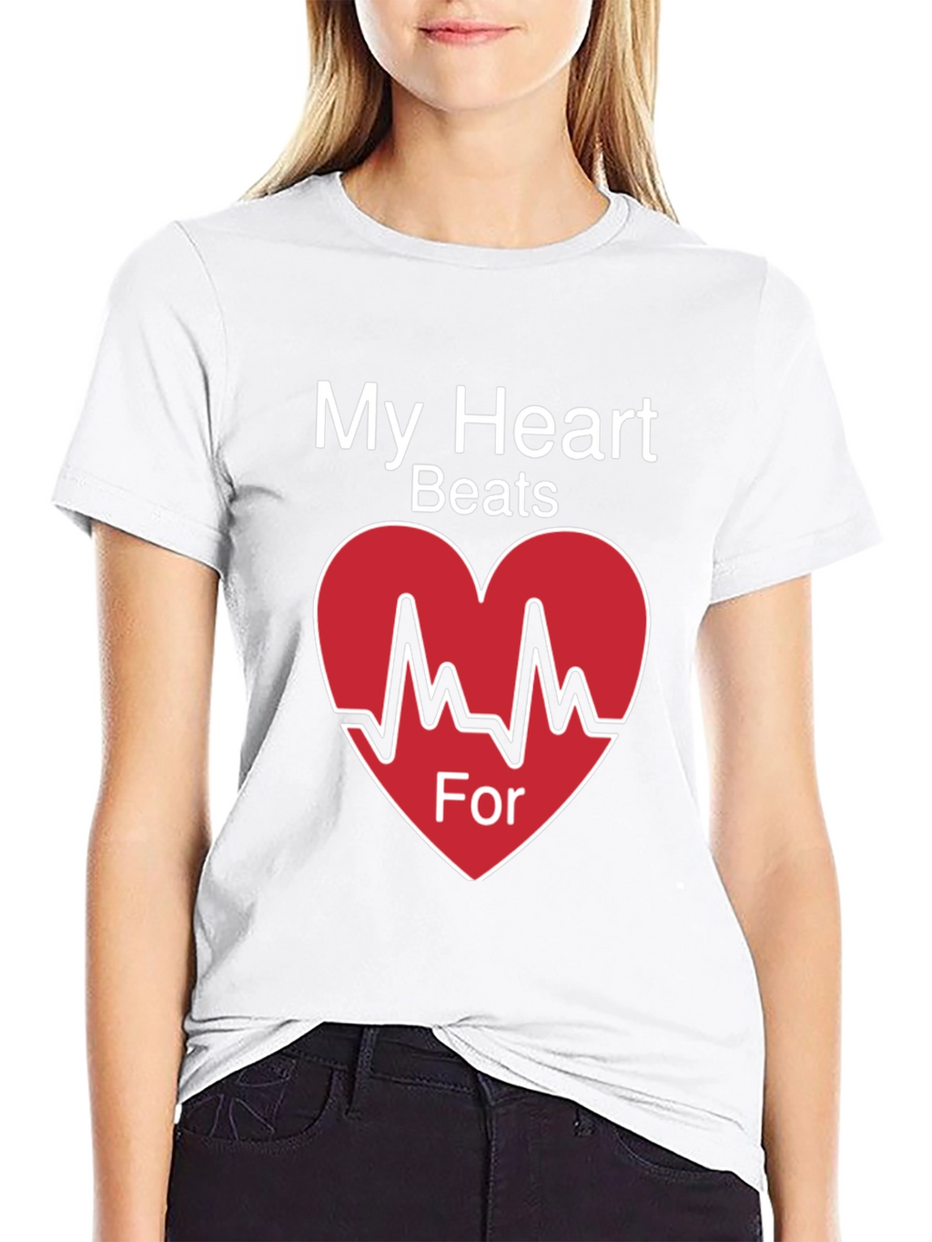My Heart Beats For Valentines Day T-Shirt