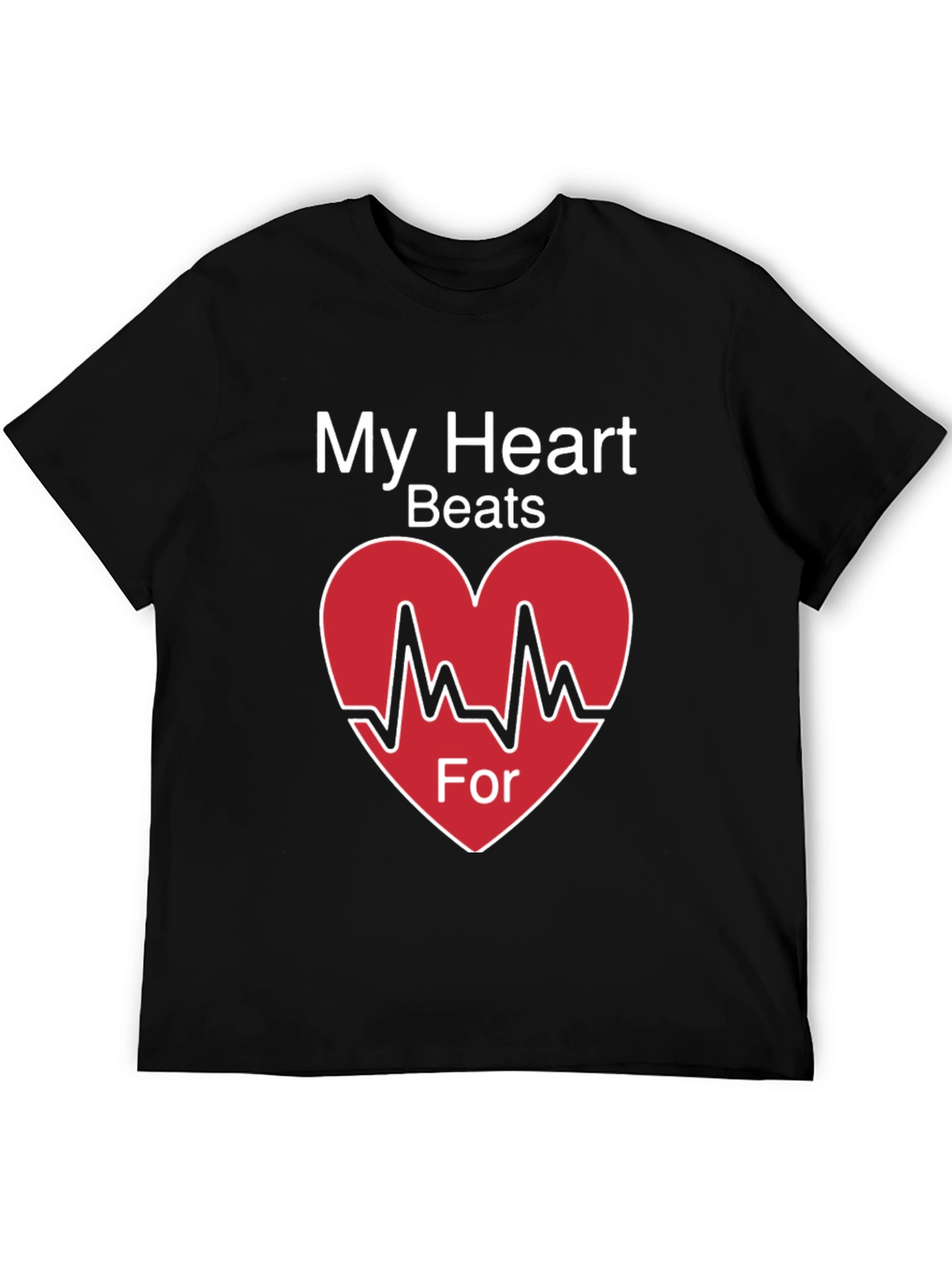 My Heart Beats For Valentines Day T-Shirt