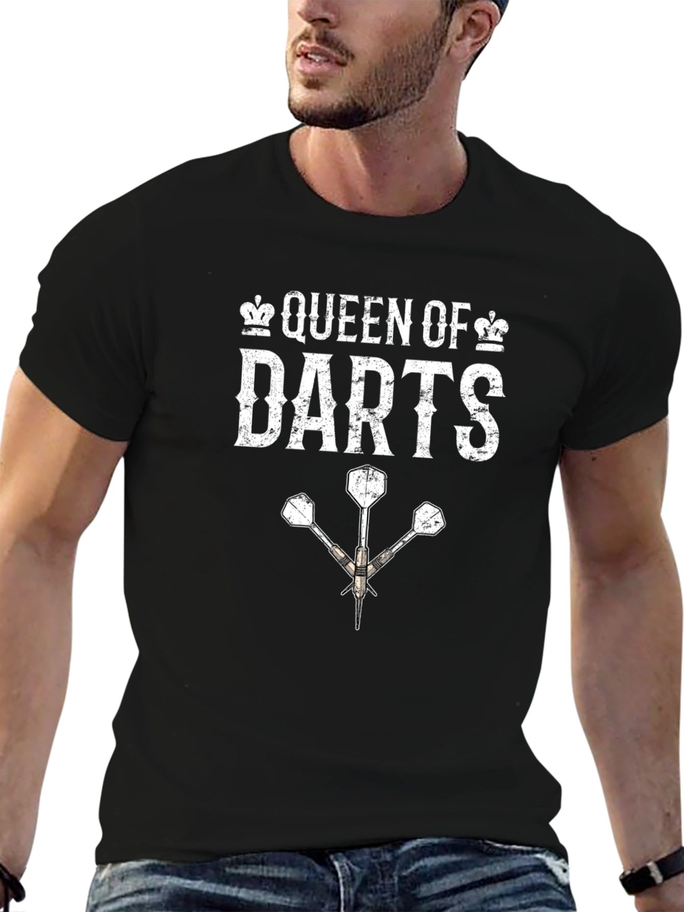Queen of Darts T-Shirt - Dart Player Apparel