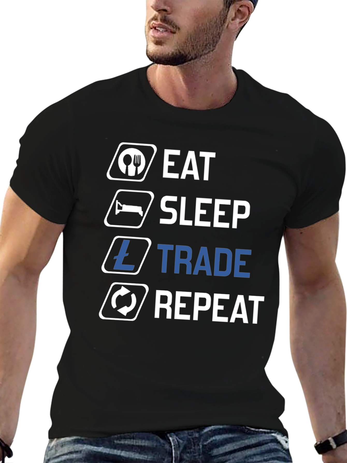 Eat Sleep Trade Repeat T-Shirt