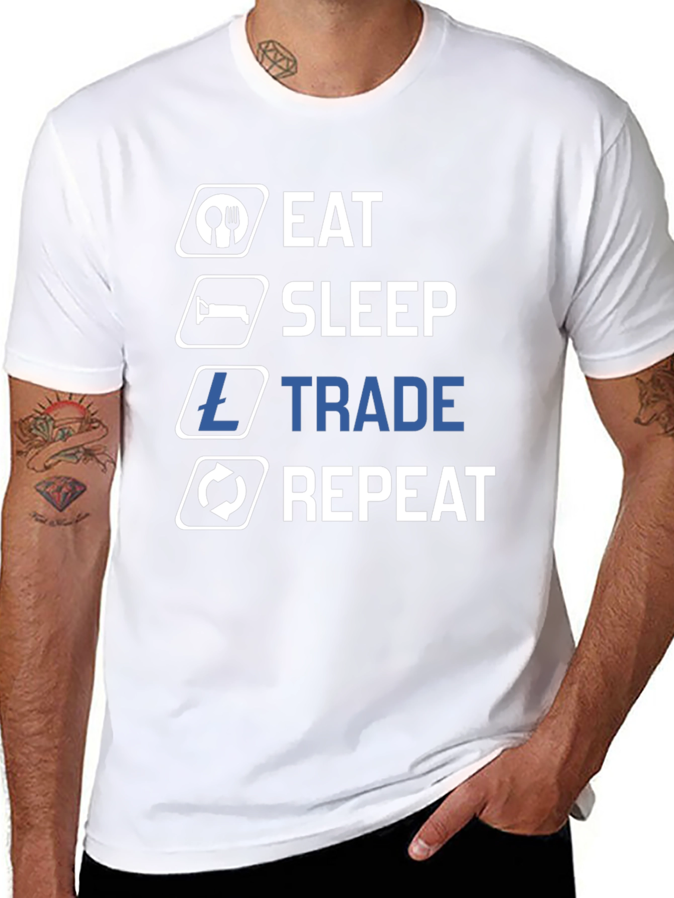Eat Sleep Trade Repeat T-Shirt