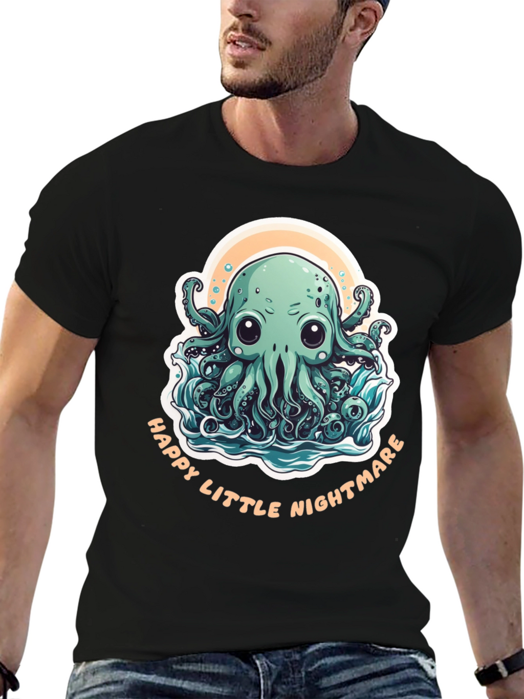 Happy Little Nightmare Octopus Graphic Tee