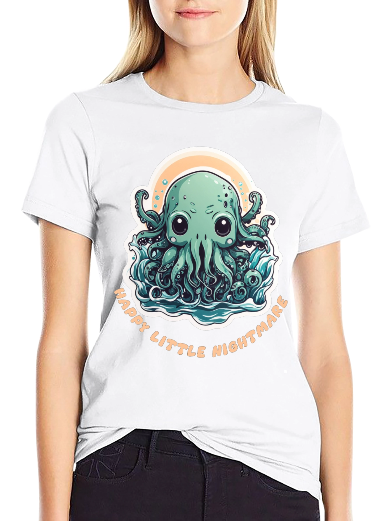 Happy Little Nightmare Octopus Graphic Tee