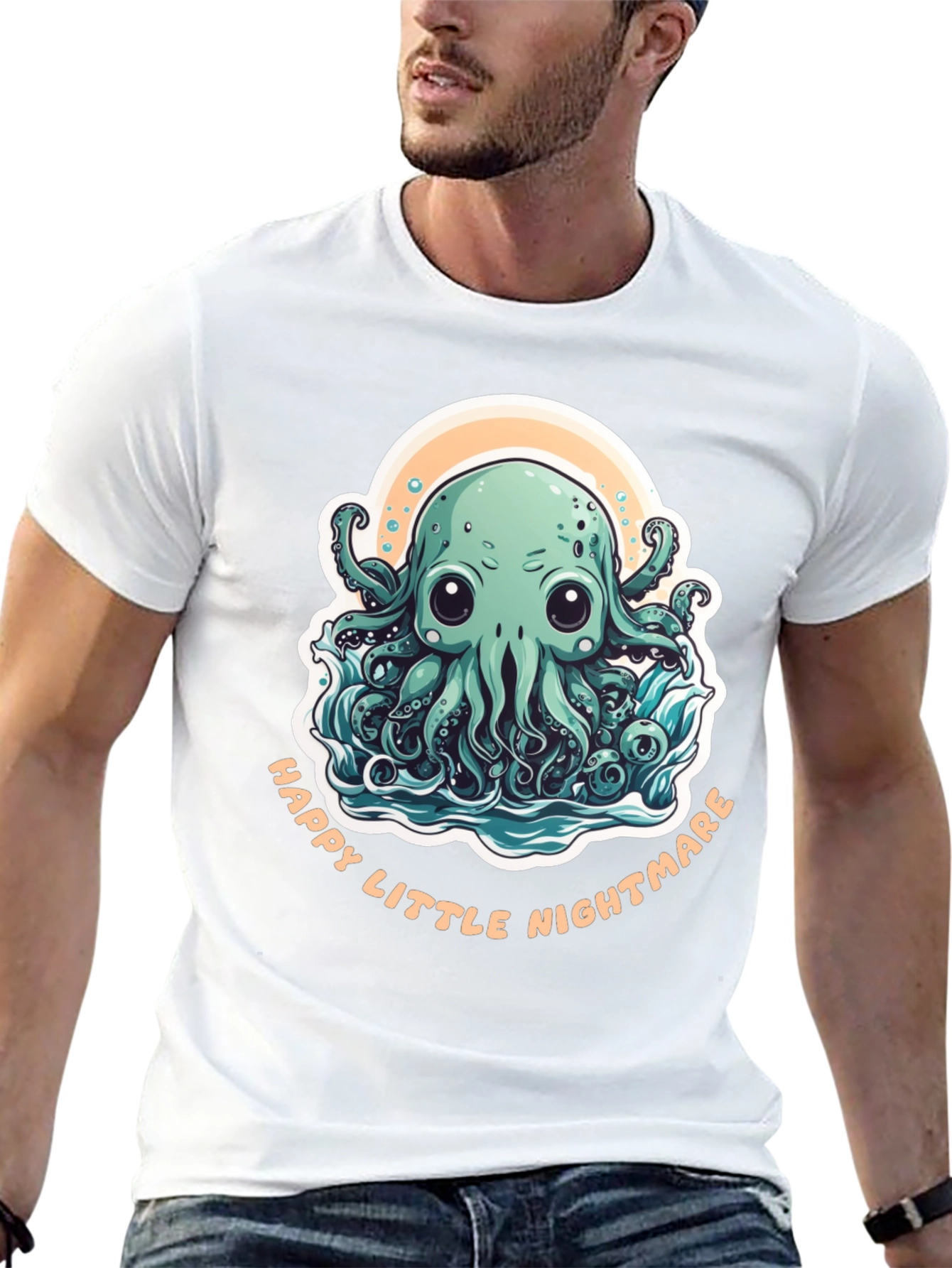 Happy Little Nightmare Octopus Graphic Tee