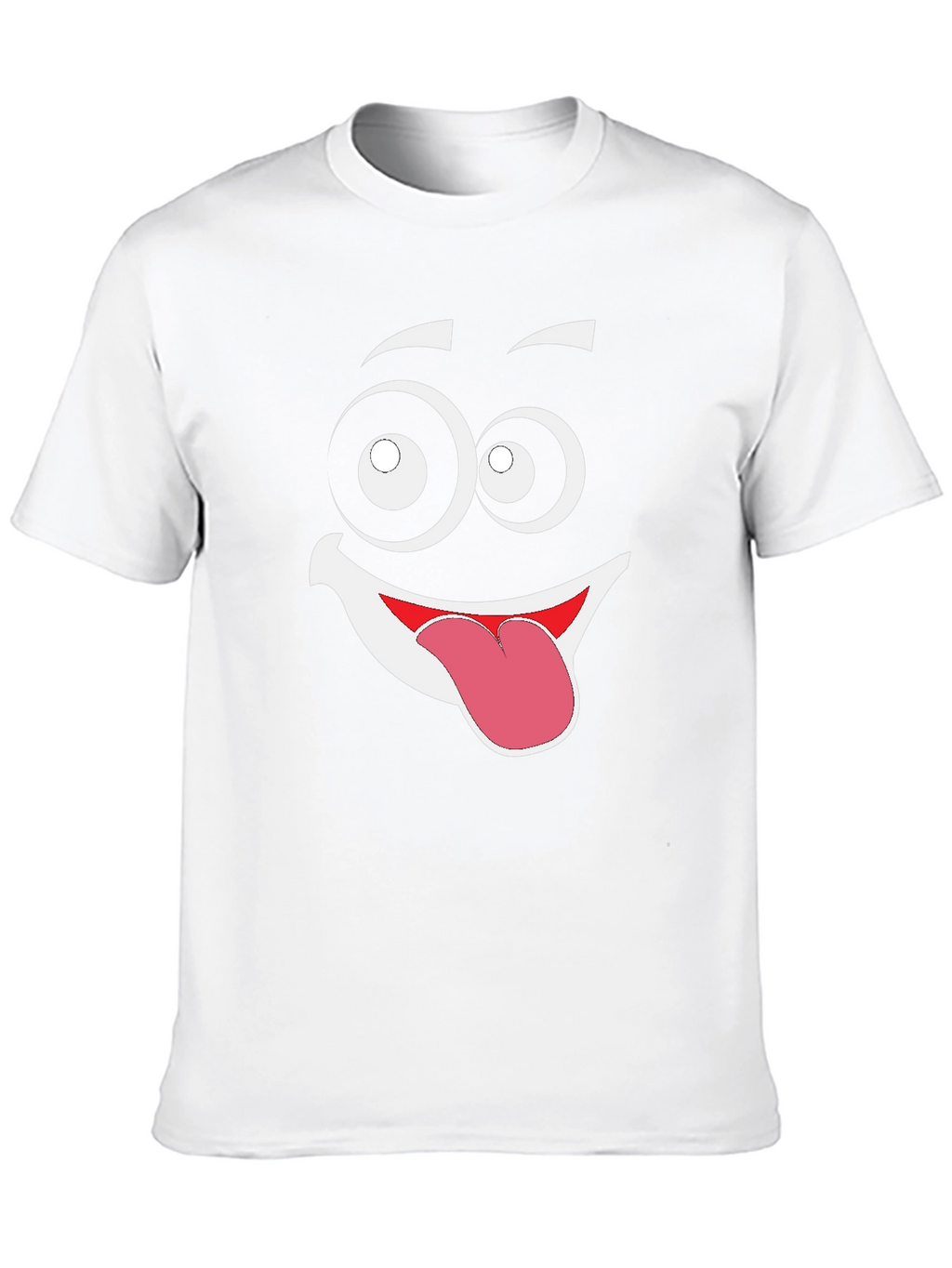 Funny Face Graphic Black T-Shirt