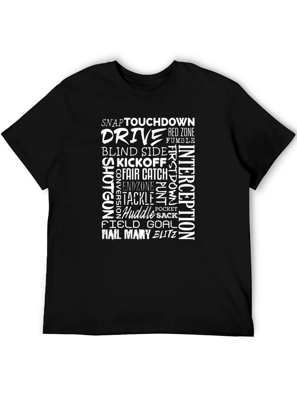 Football Terms Graphic T-Shirt