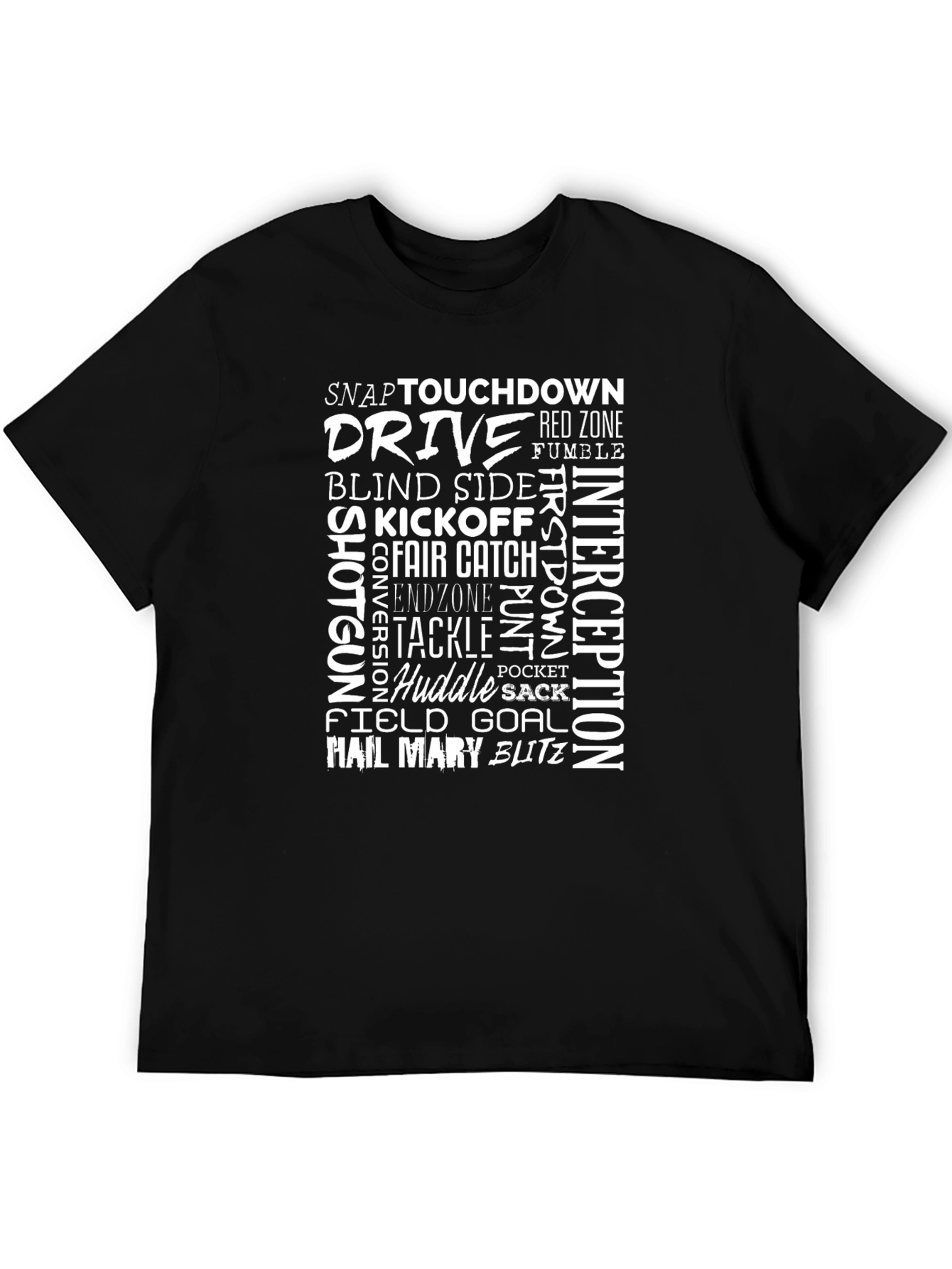 Football Terms Graphic T-Shirt