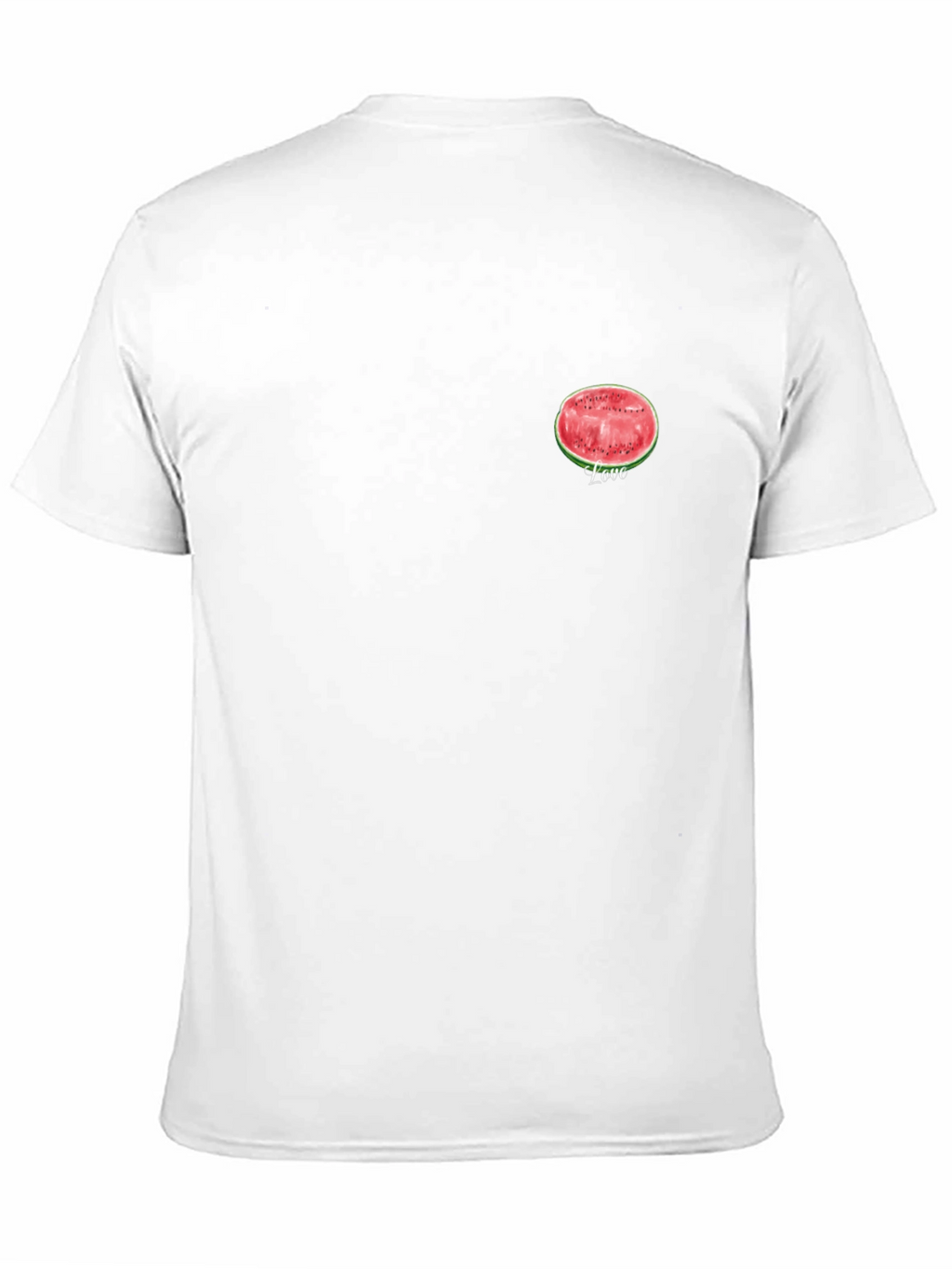 Watermelon Love Graphic Black T-Shirt