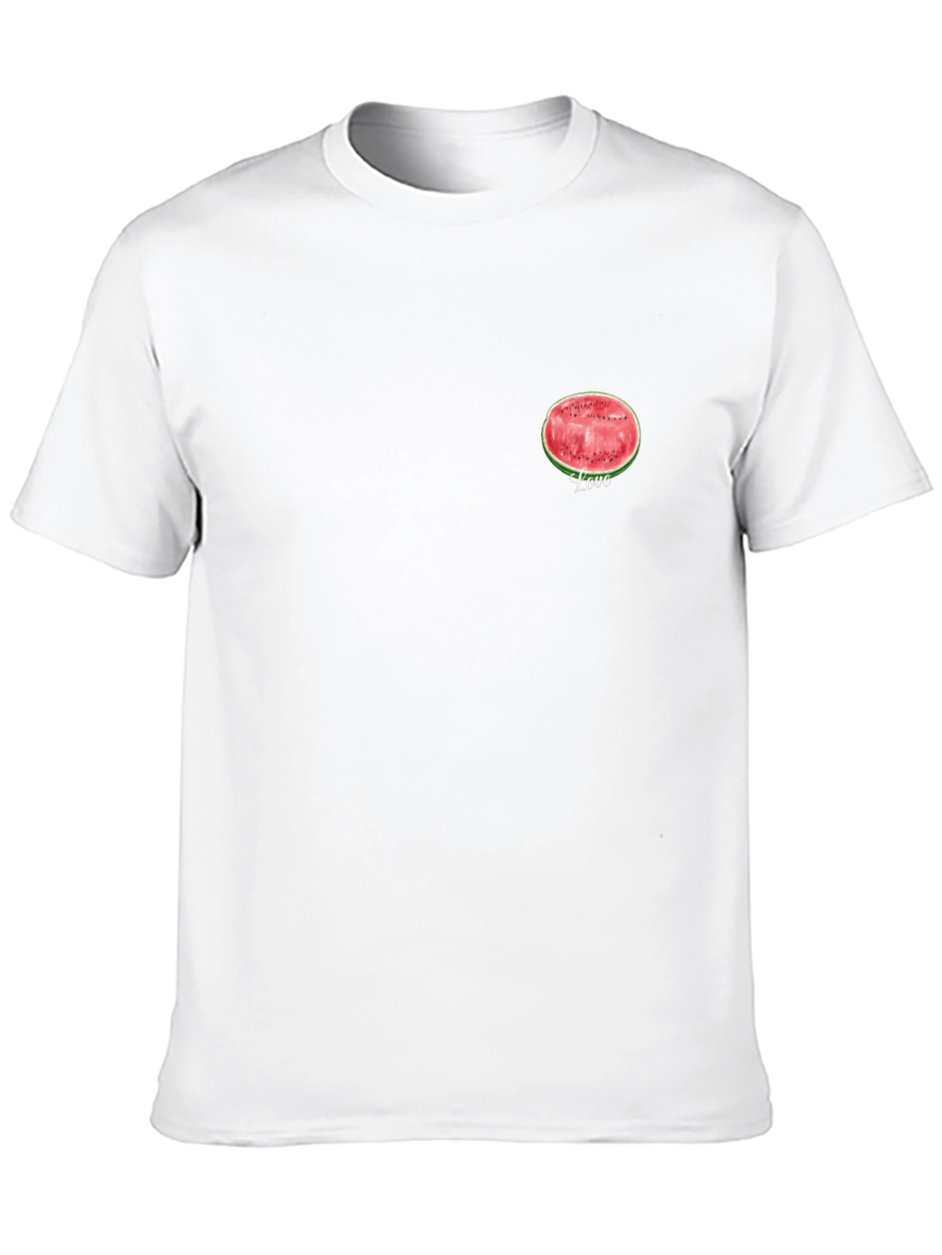 Watermelon Love Graphic Black T-Shirt
