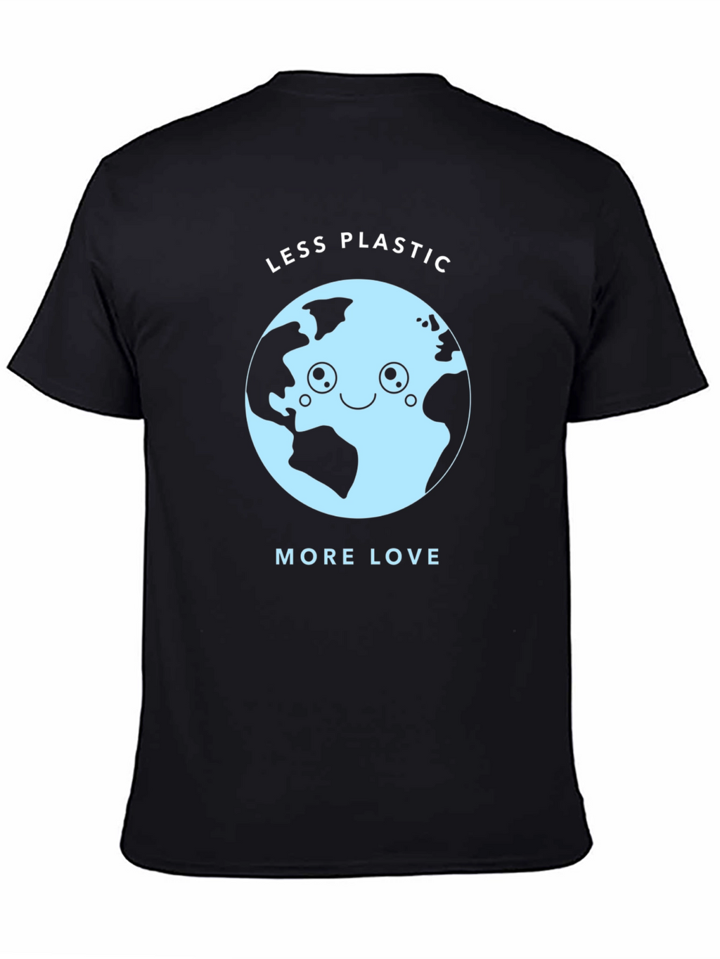 Eco-Friendly Less Plastic More Love Graphic Tee