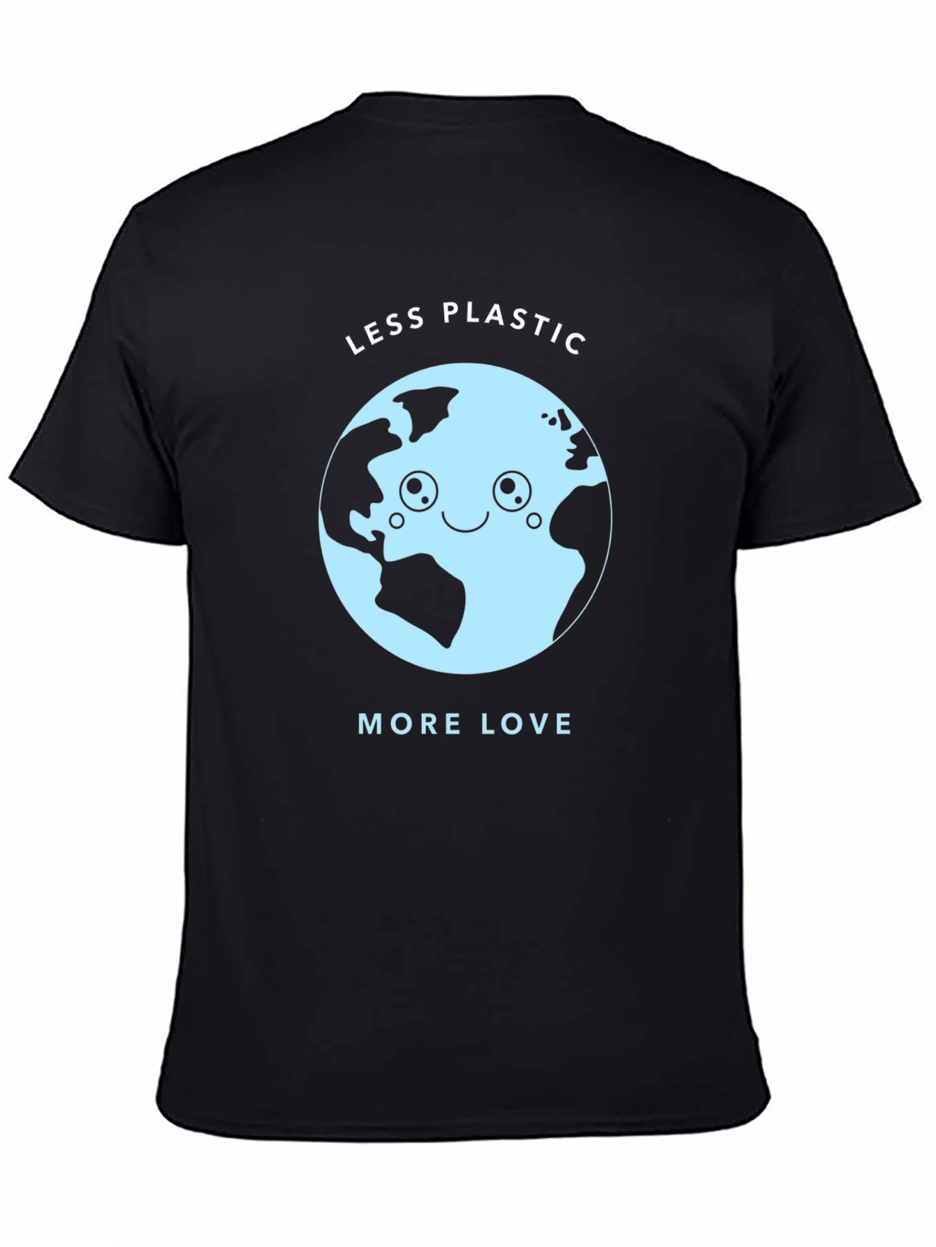 Eco-Friendly Less Plastic More Love Graphic Tee
