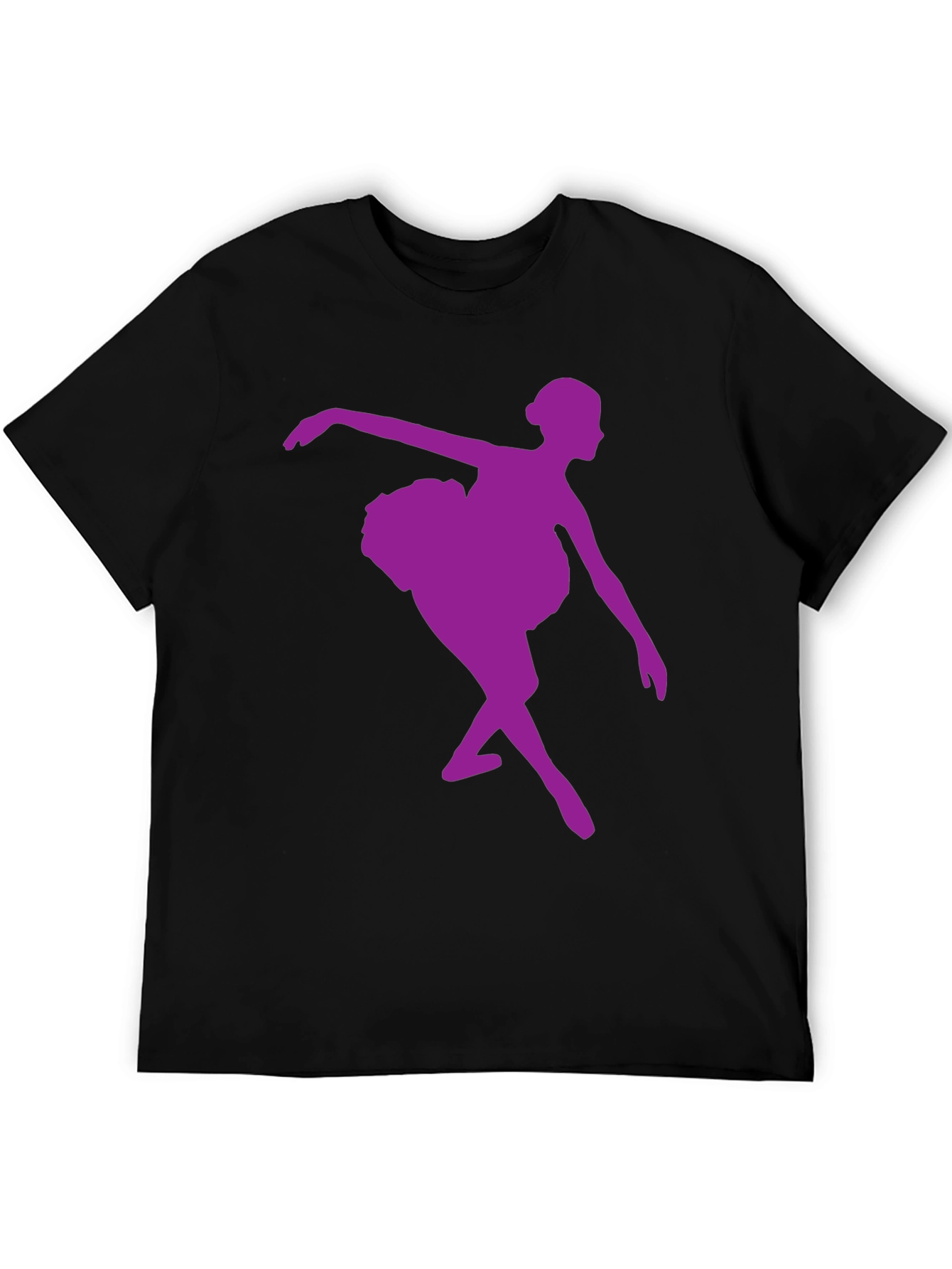 Ballerina Silhouette Graphic T-Shirt