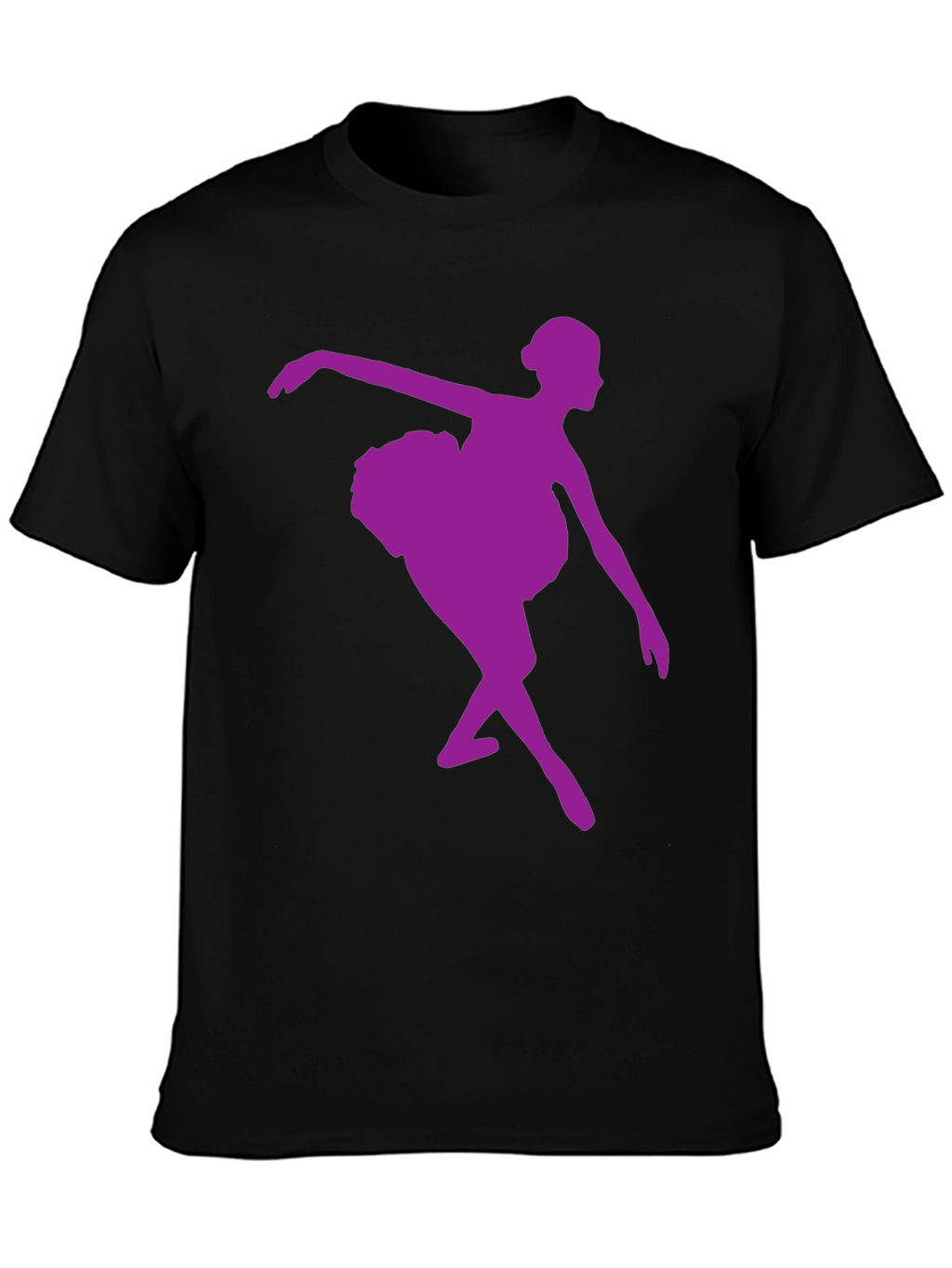 Ballerina Silhouette Graphic T-Shirt