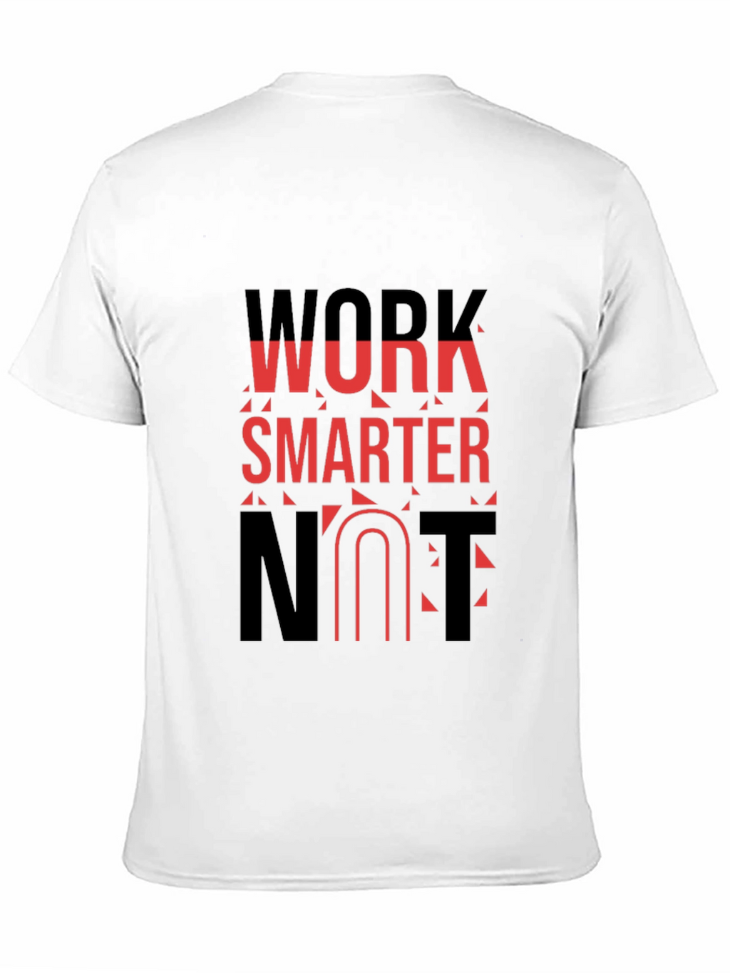 Work Smarter T-Shirt - Black Cotton Blend
