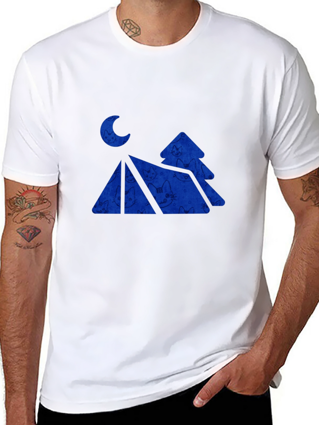 Moonlit Mountain Graphic Tee