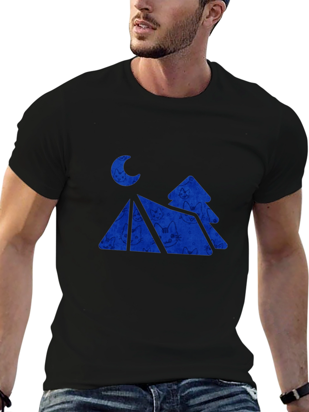 Moonlit Mountain Graphic Tee