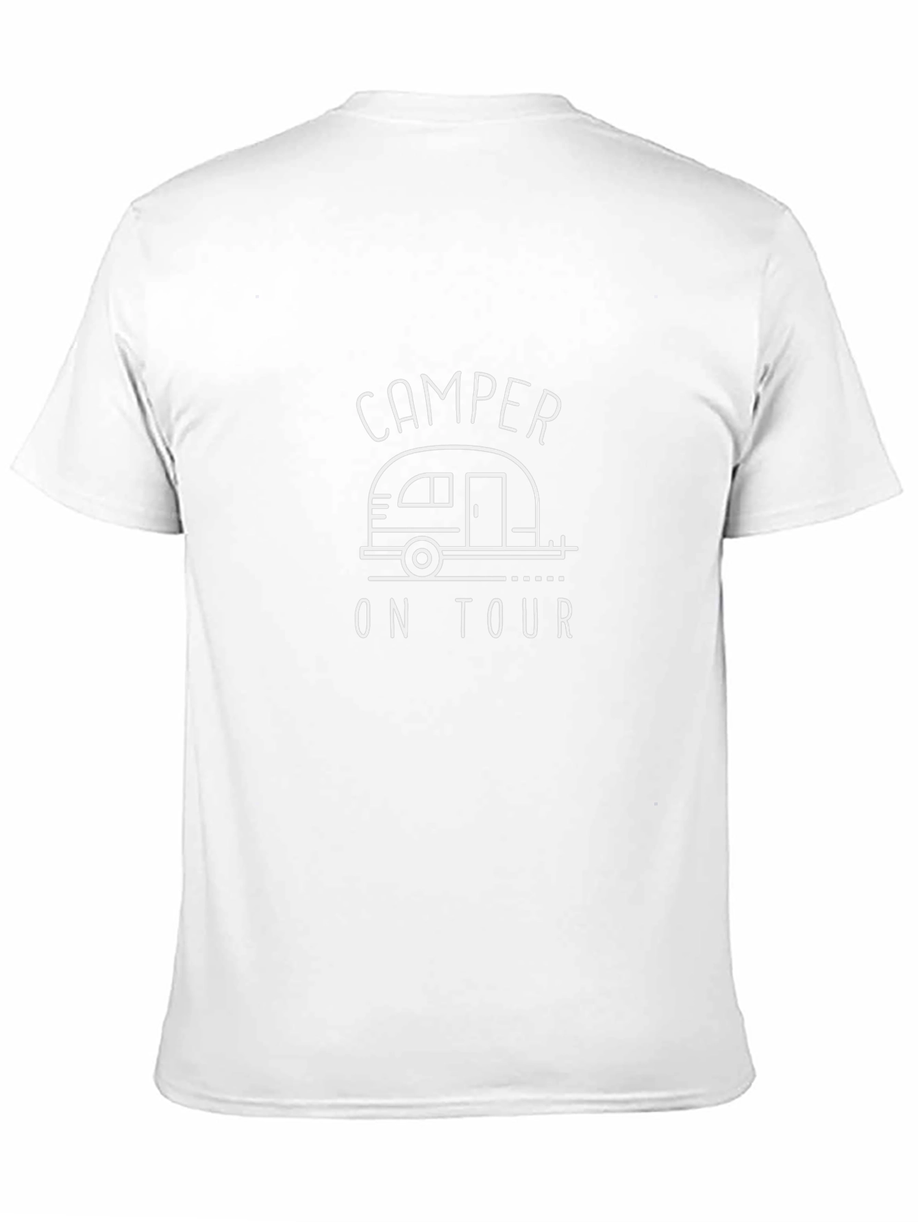Camper On Tour Black Graphic Tee