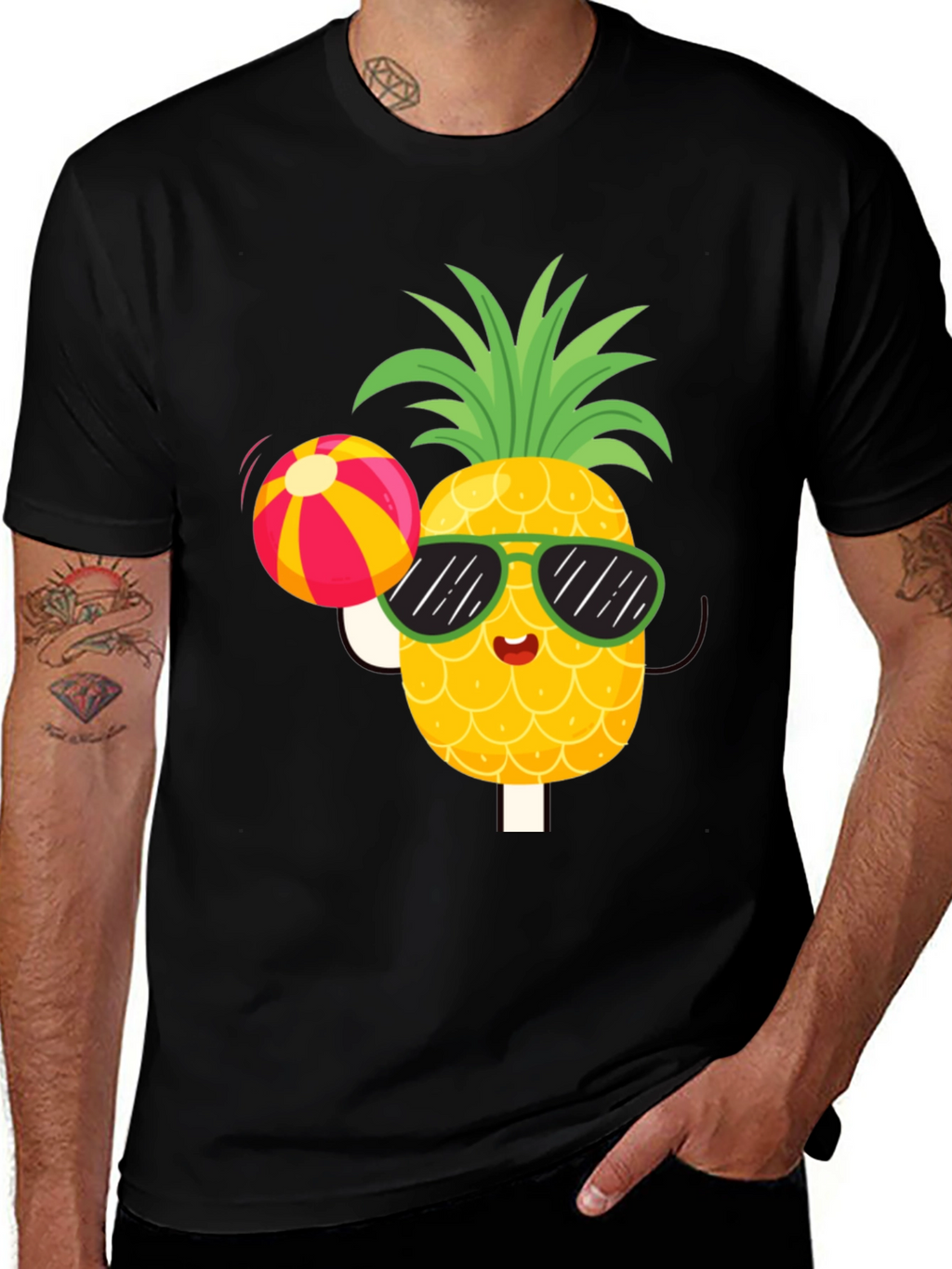 Summer Pineapple T-Shirt - Fun Beach Vibes!