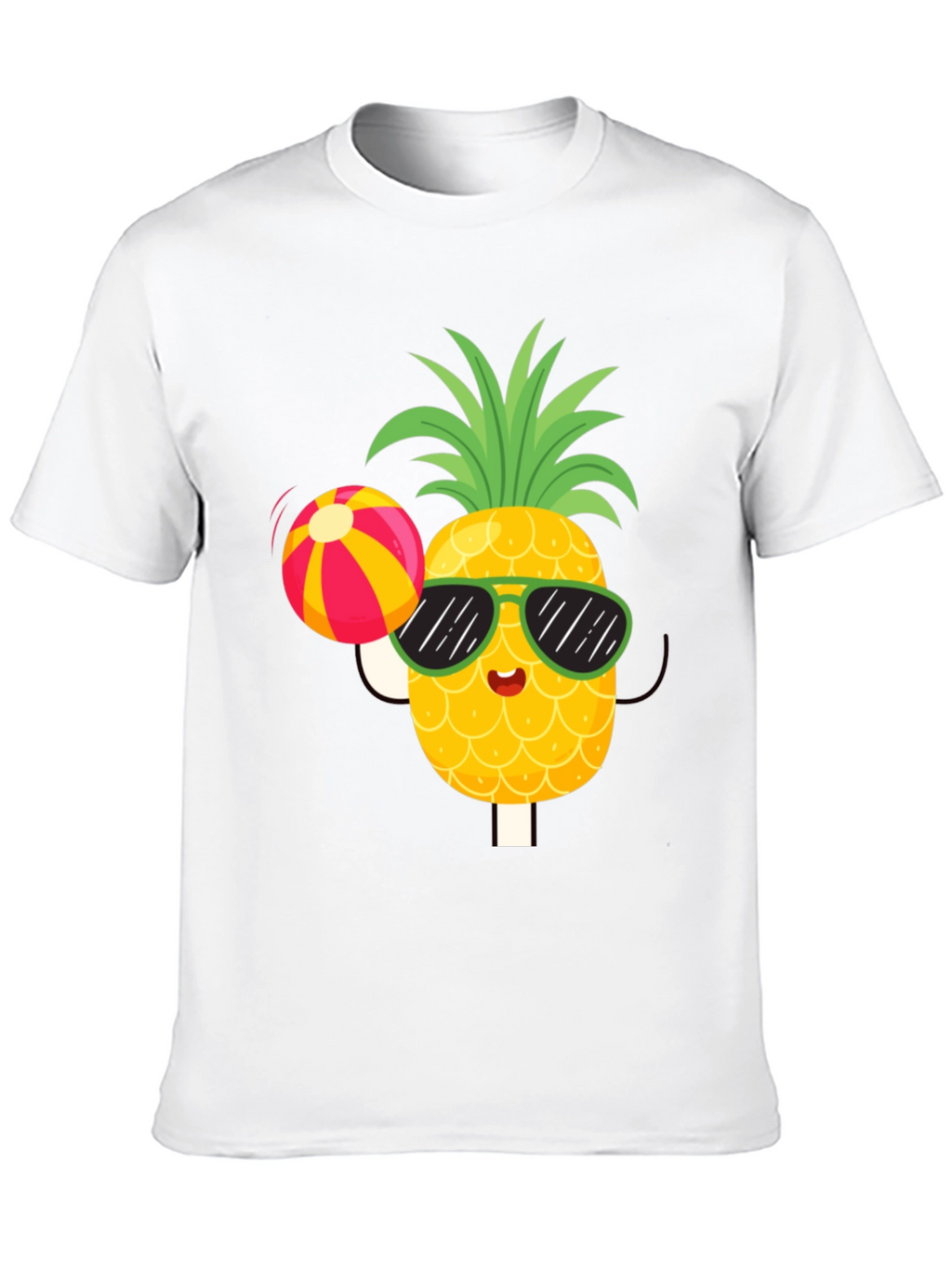 Summer Pineapple T-Shirt - Fun Beach Vibes!