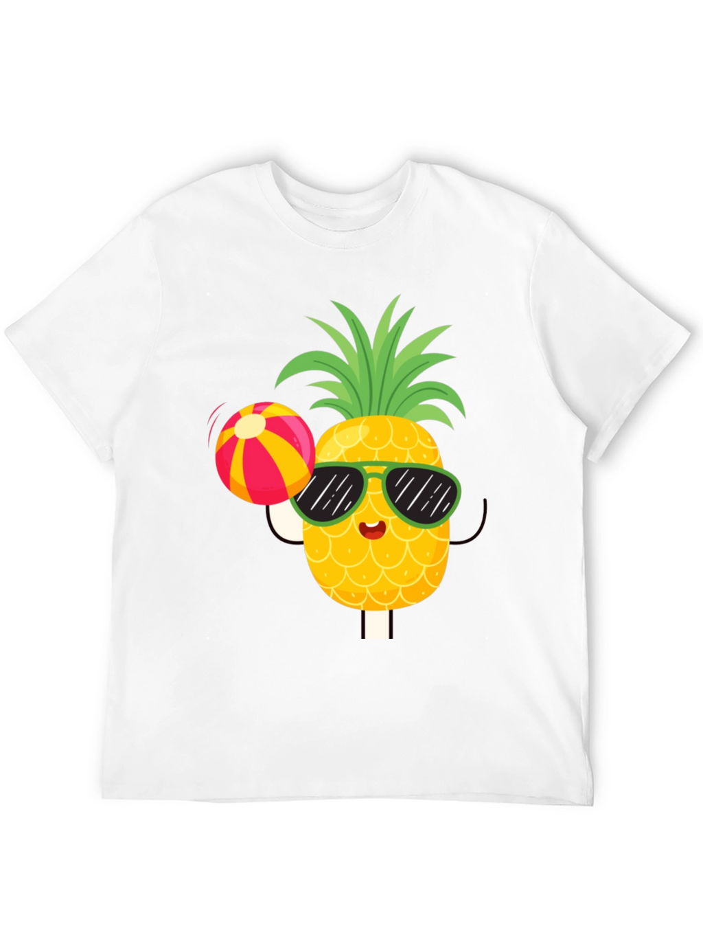 Summer Pineapple T-Shirt - Fun Beach Vibes!