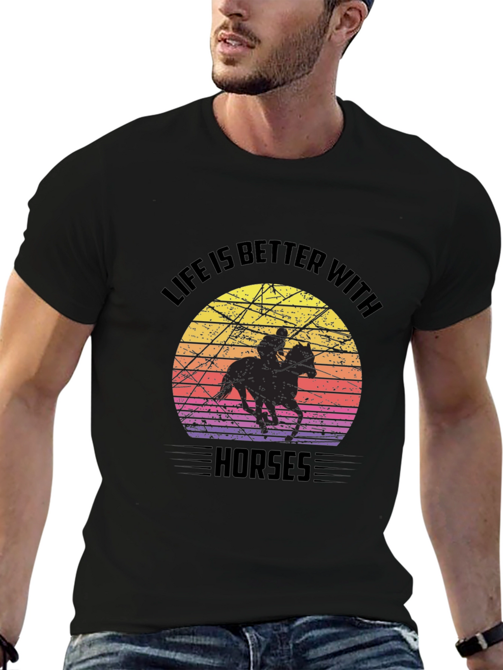 Life is Better with Horses Graphic Tee