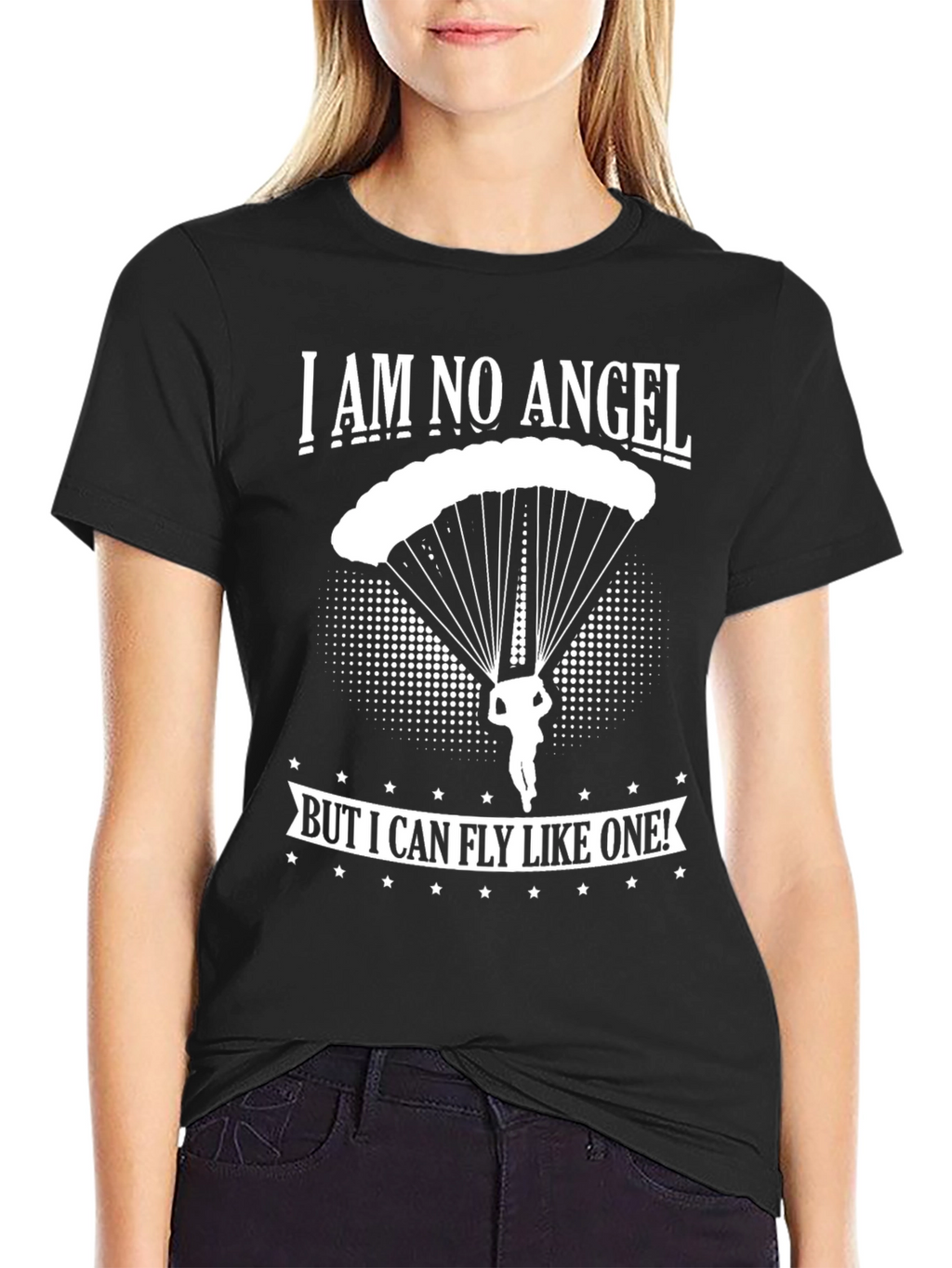 I am No Angel Skydiving T-Shirt
