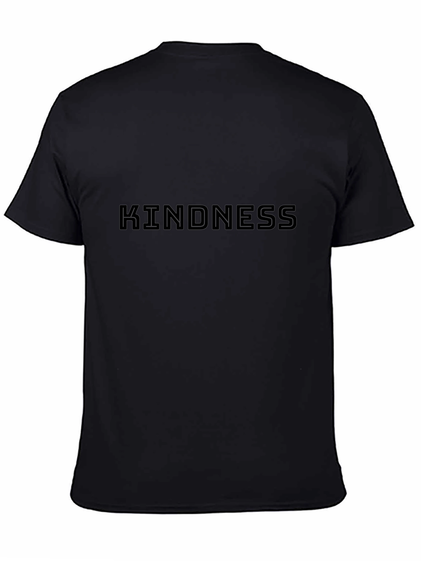 Kindness T-Shirt - Classic Black Cotton Tee
