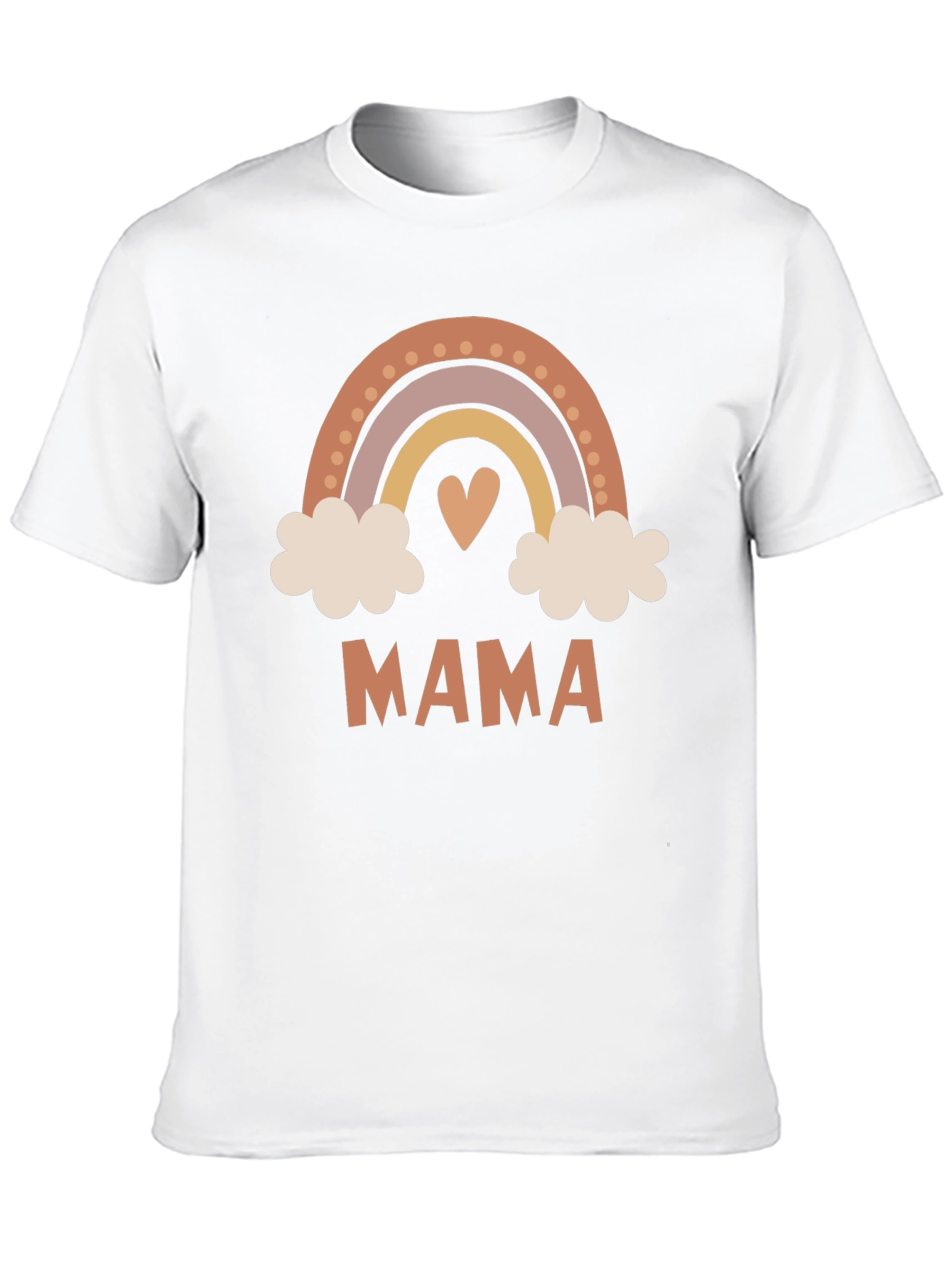 Mama Rainbow Graphic T-Shirt - Stylish Mothers Day Tee