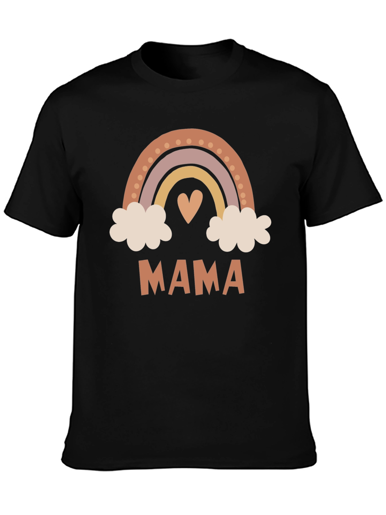Mama Rainbow Graphic T-Shirt - Stylish Mothers Day Tee