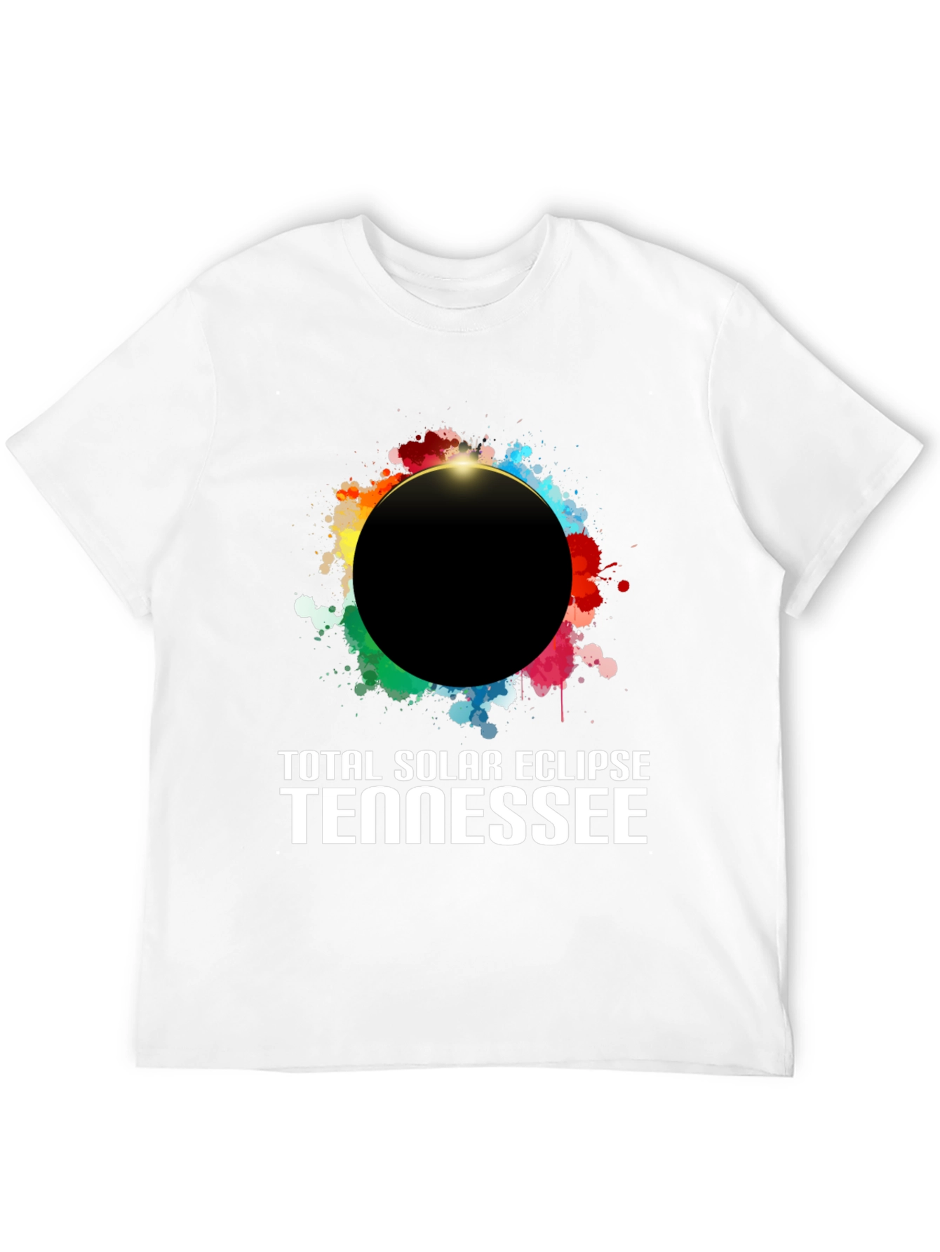 Total Solar Eclipse Tennessee Graphic T-Shirt