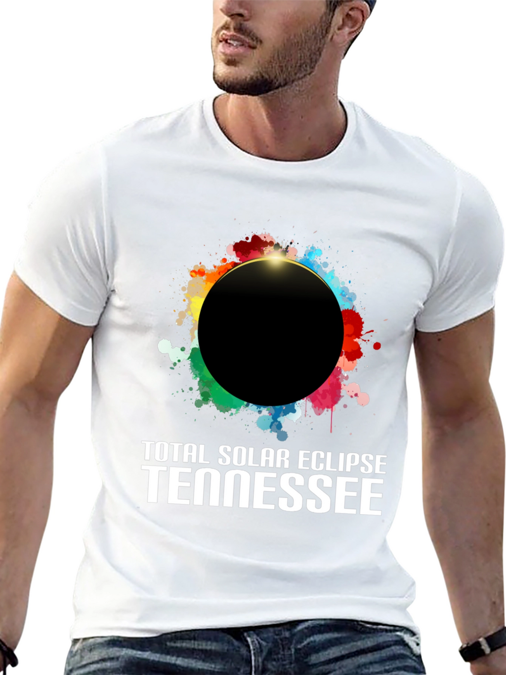 Total Solar Eclipse Tennessee Graphic T-Shirt