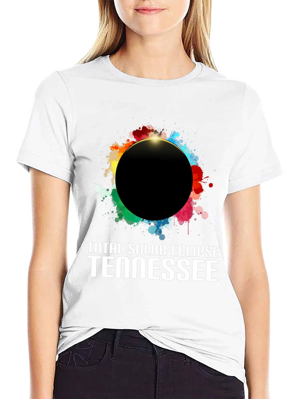 Total Solar Eclipse Tennessee Graphic T-Shirt