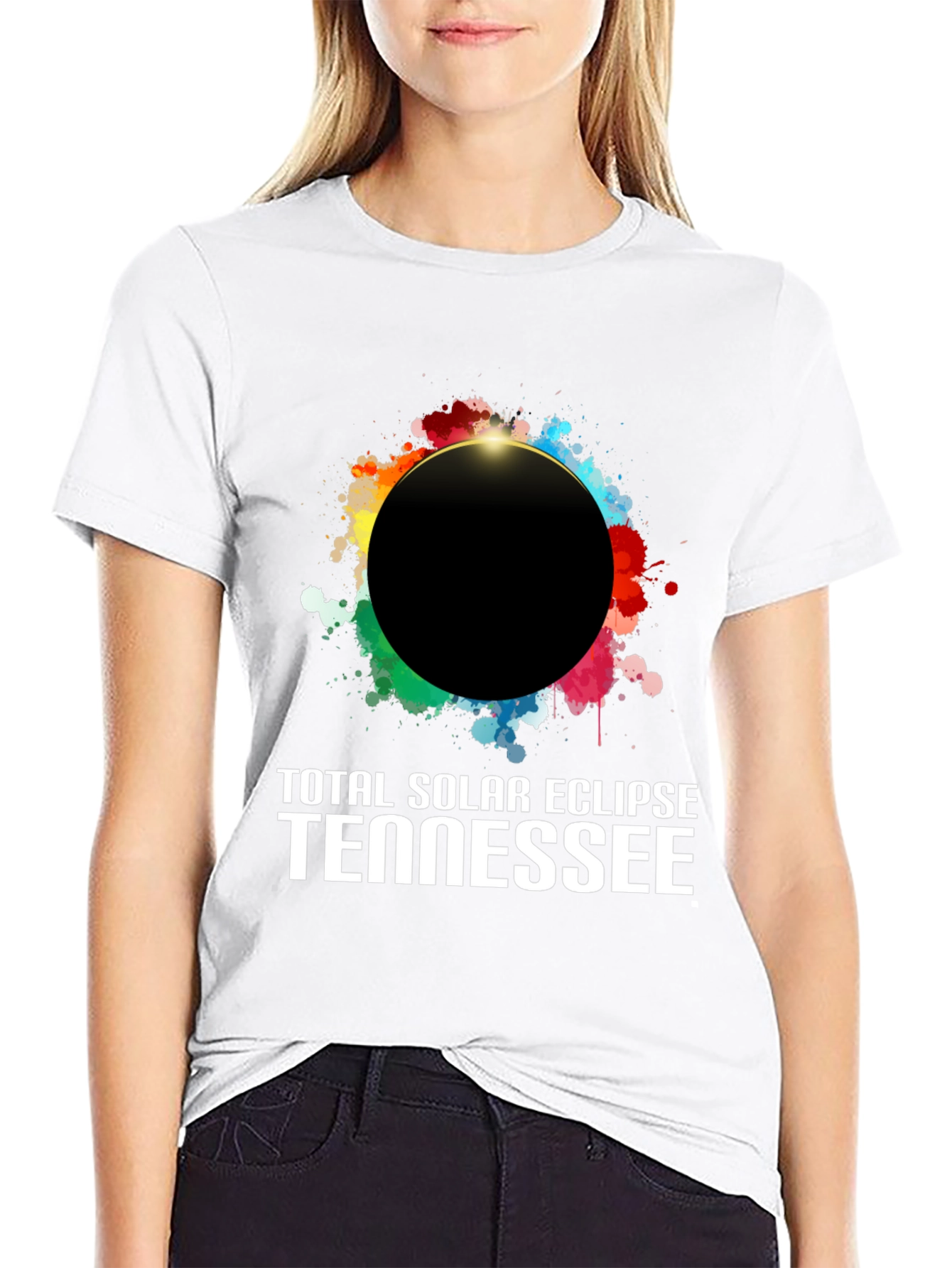 Total Solar Eclipse Tennessee Graphic T-Shirt