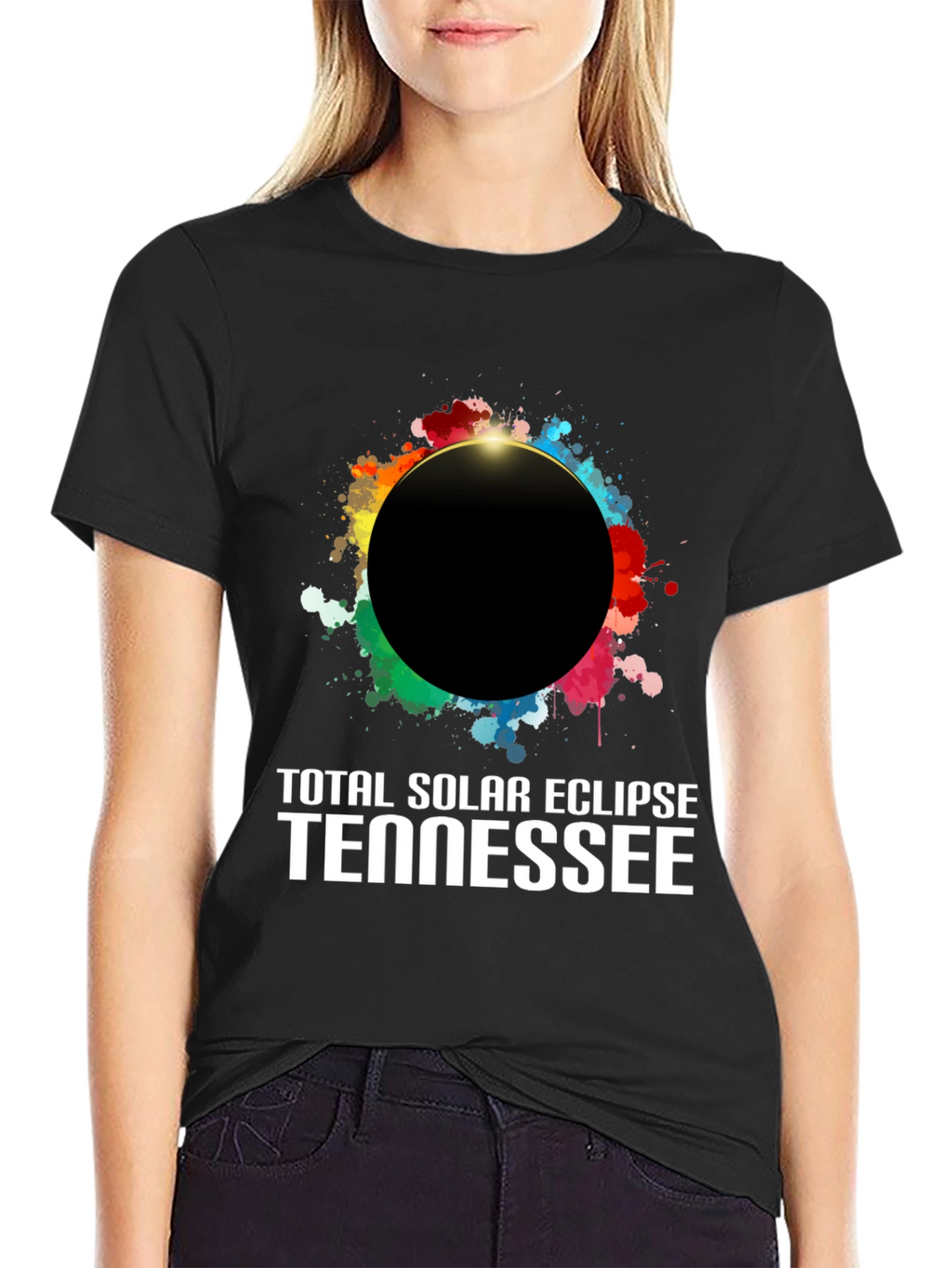 Total Solar Eclipse Tennessee Graphic T-Shirt