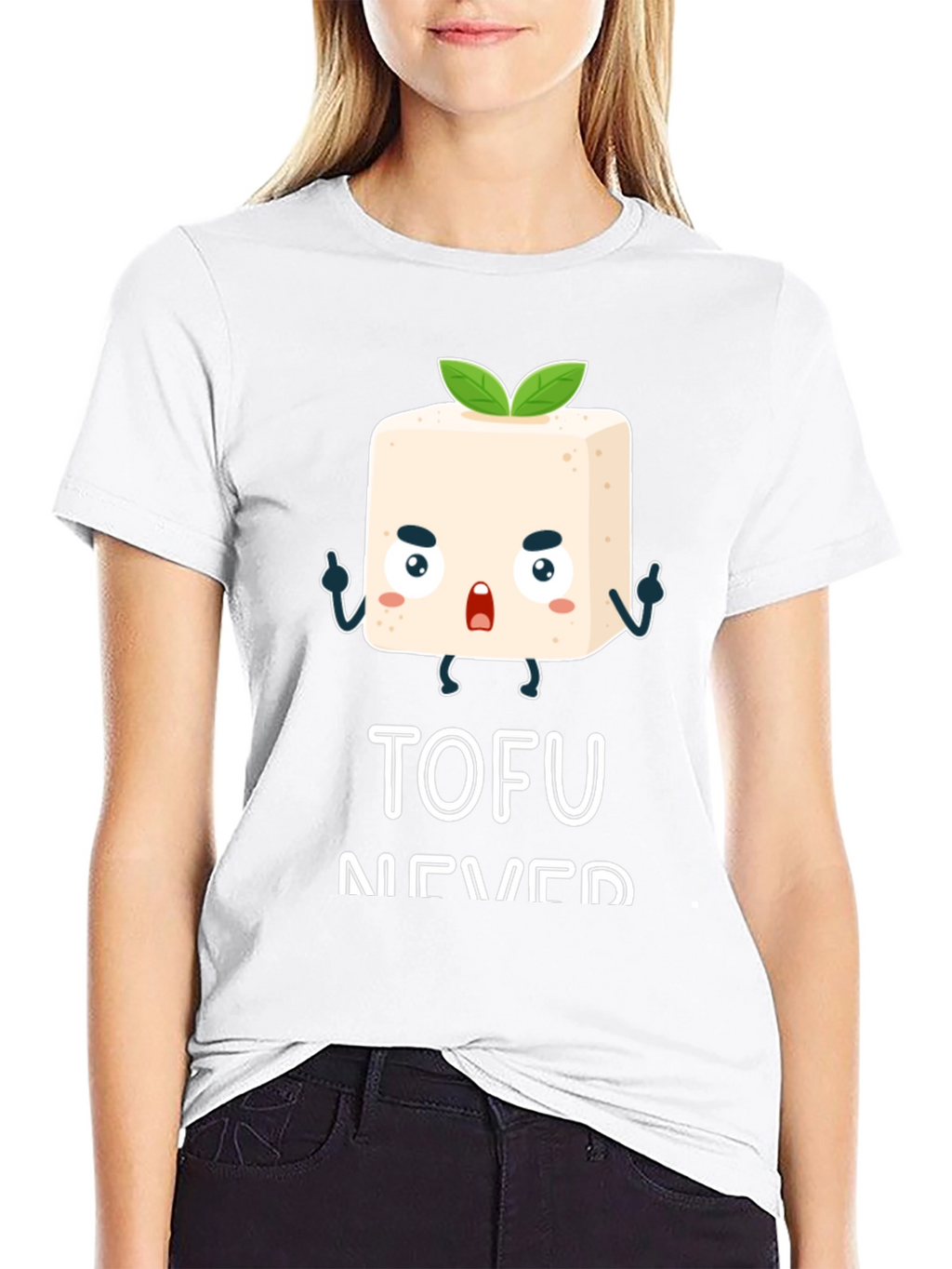 Tofu Never Die Black Graphic Tee