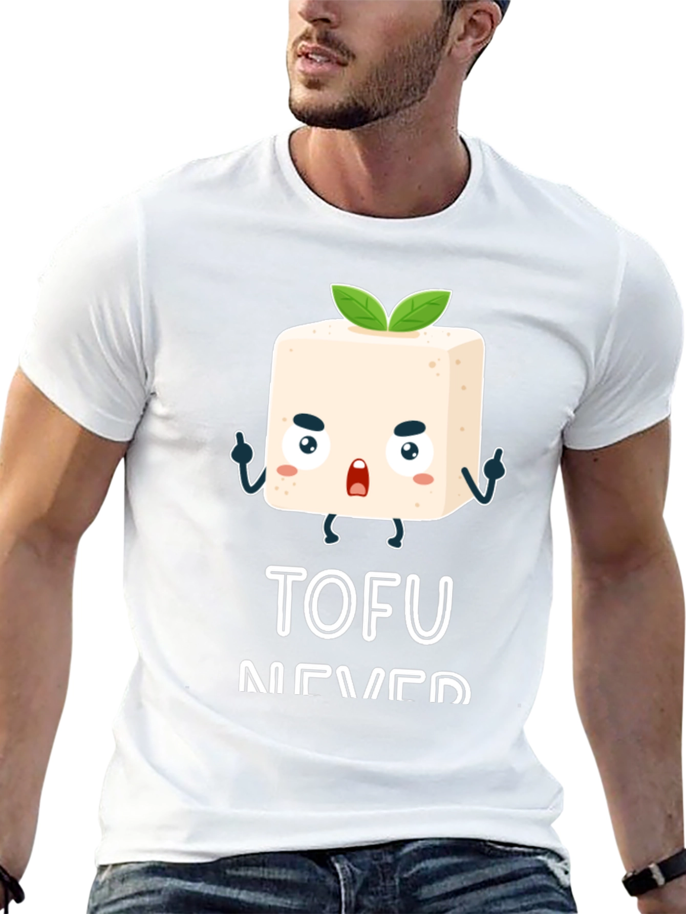 Tofu Never Die Black Graphic Tee