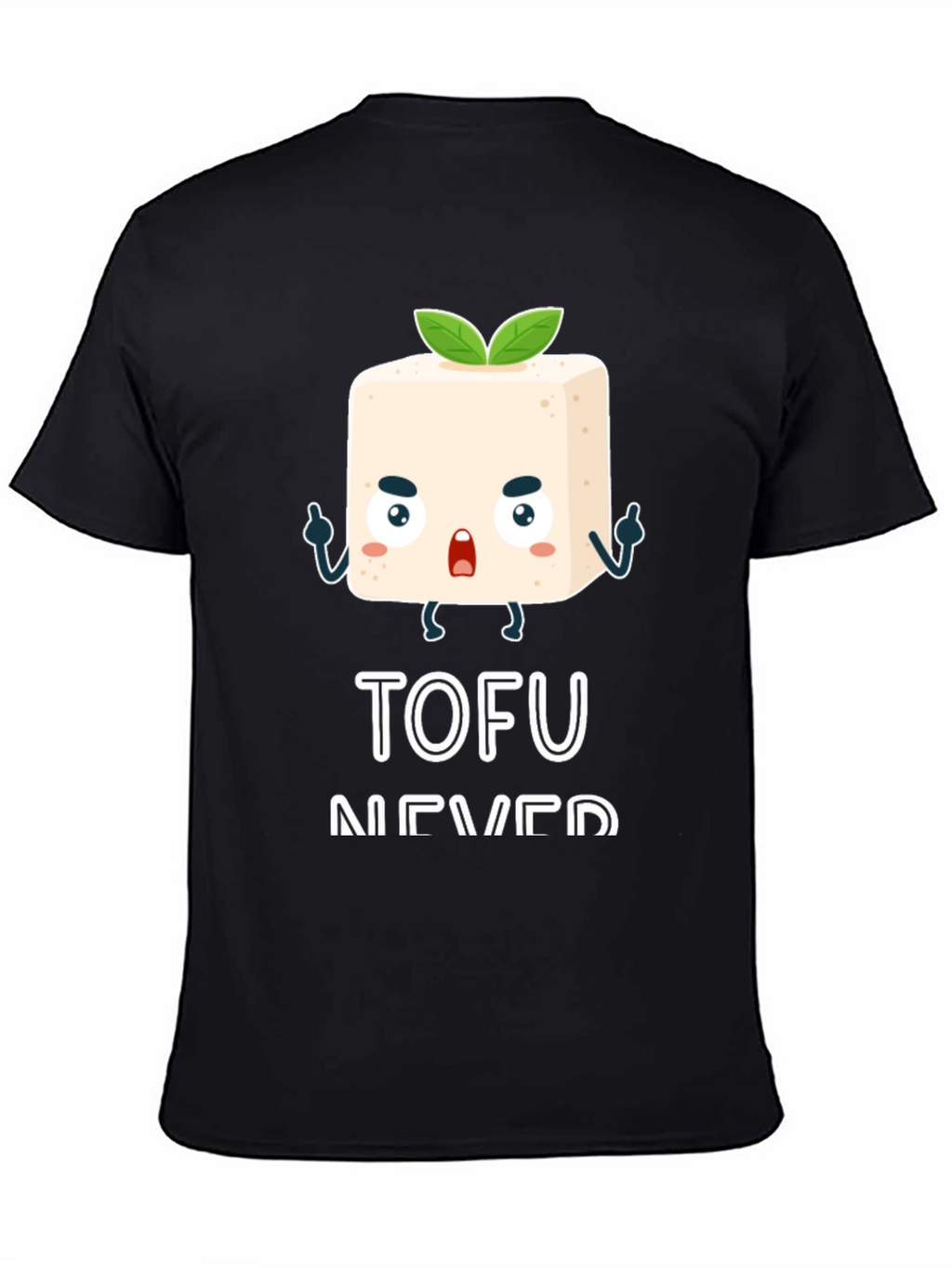 Tofu Never Die Black Graphic Tee