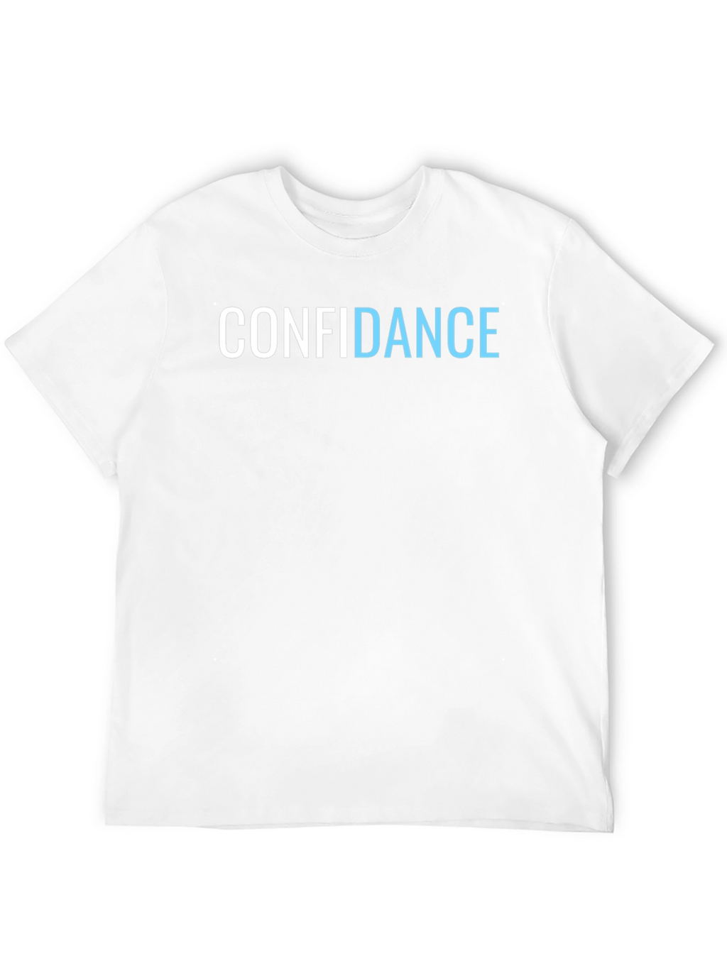 Confidence Graphic Tee - Black Cotton T-Shirt