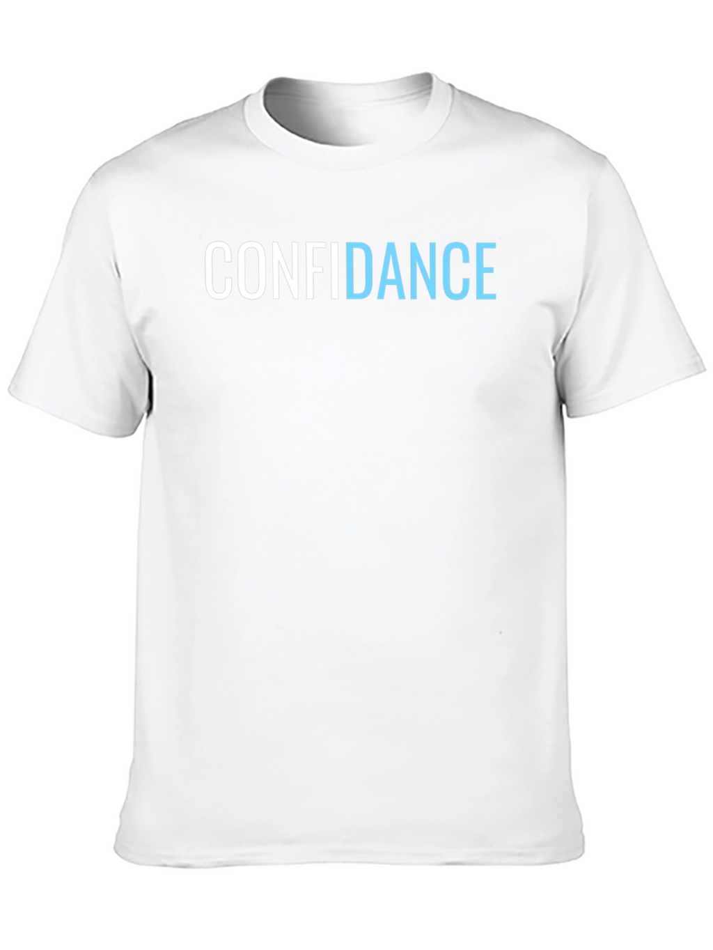 Confidence Graphic Tee - Black Cotton T-Shirt