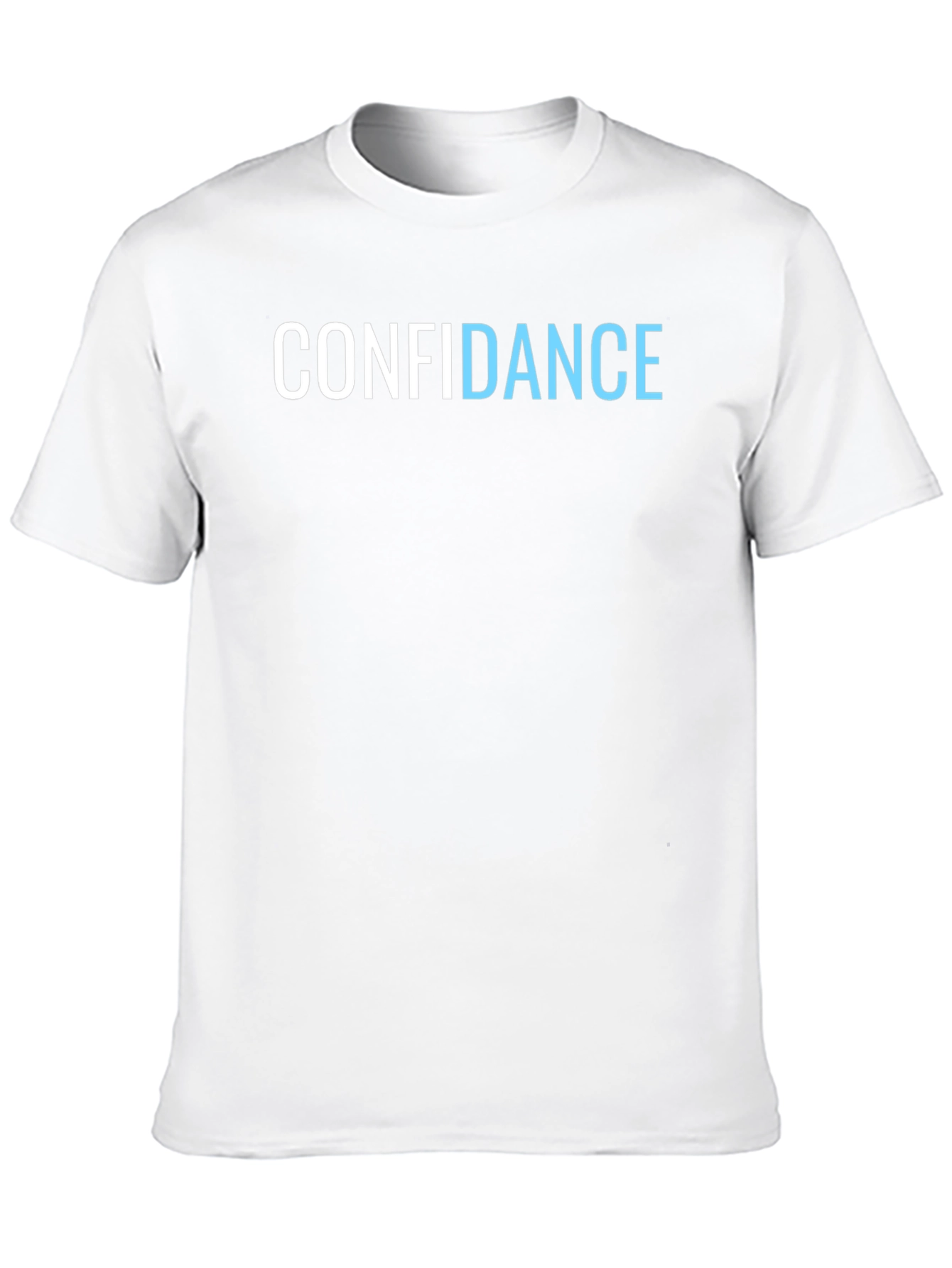 Confidence Graphic Tee - Black Cotton T-Shirt