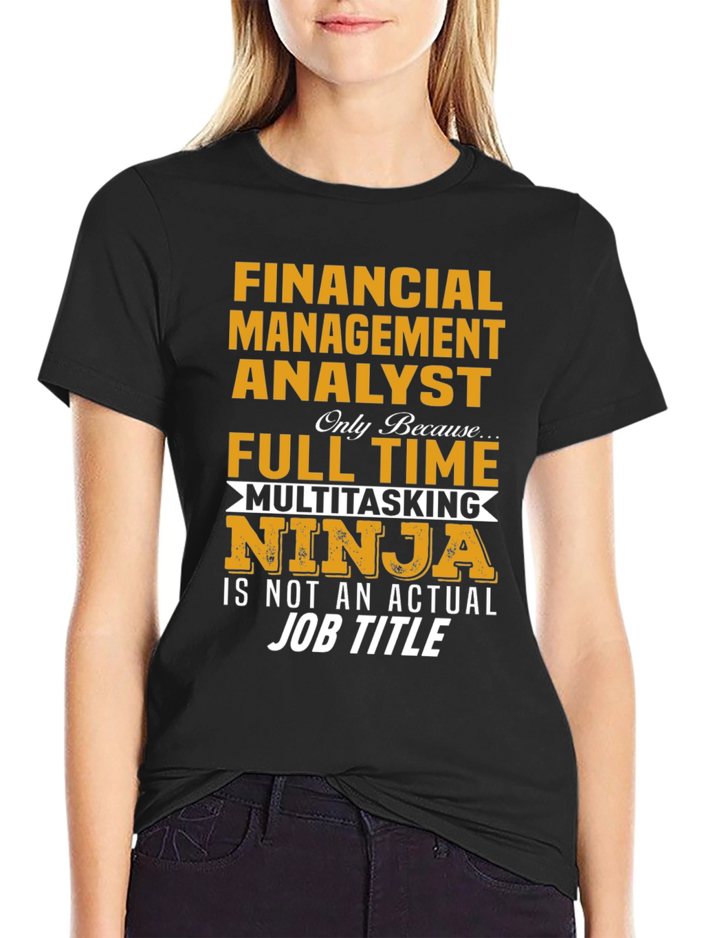 Financial Analyst Full-Time Ninja T-Shirt