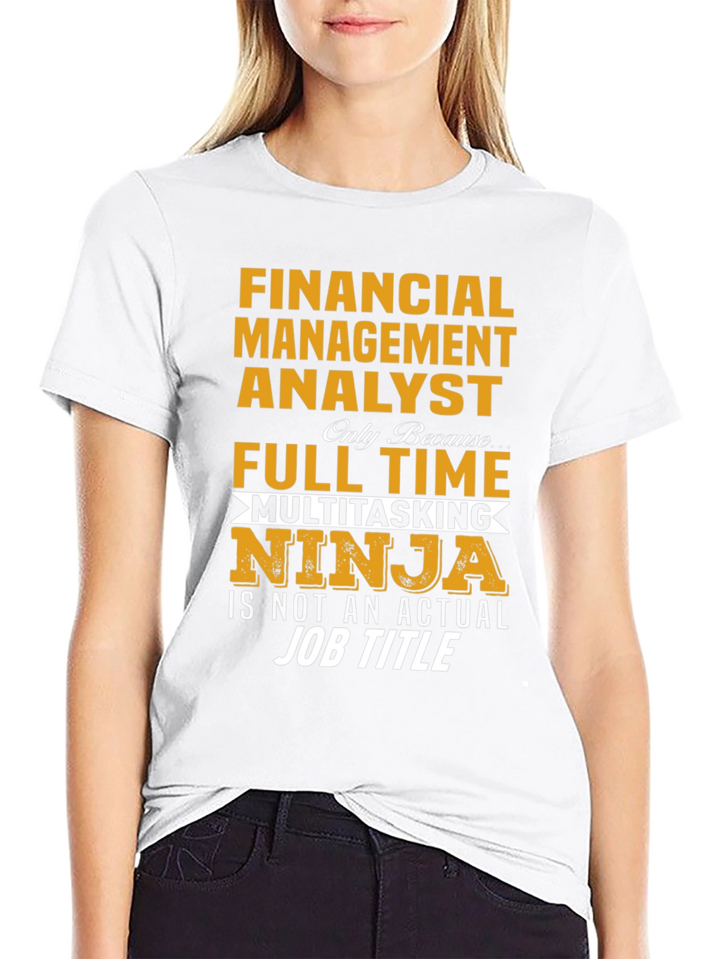 Financial Analyst Full-Time Ninja T-Shirt