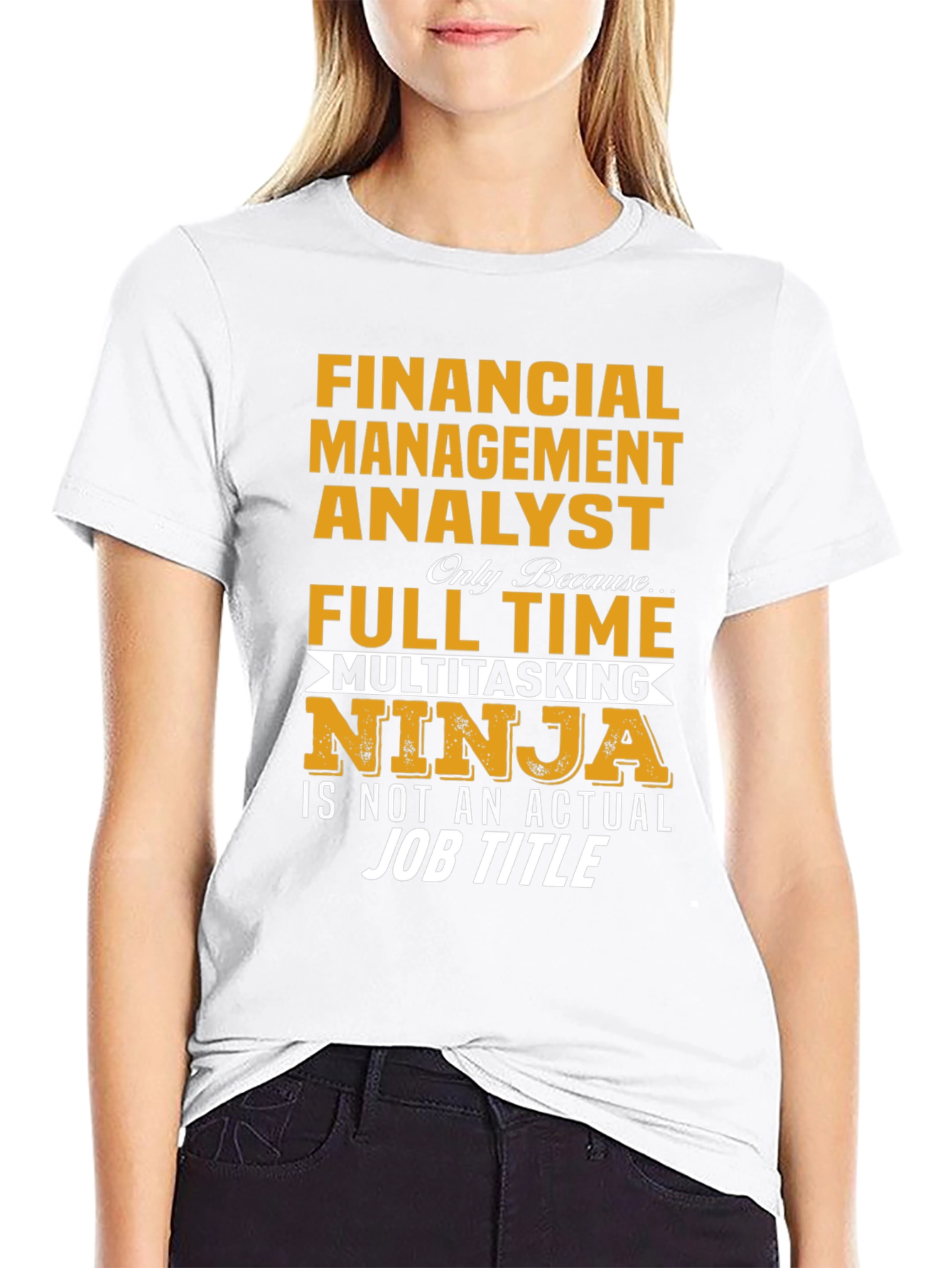Financial Analyst Full-Time Ninja T-Shirt