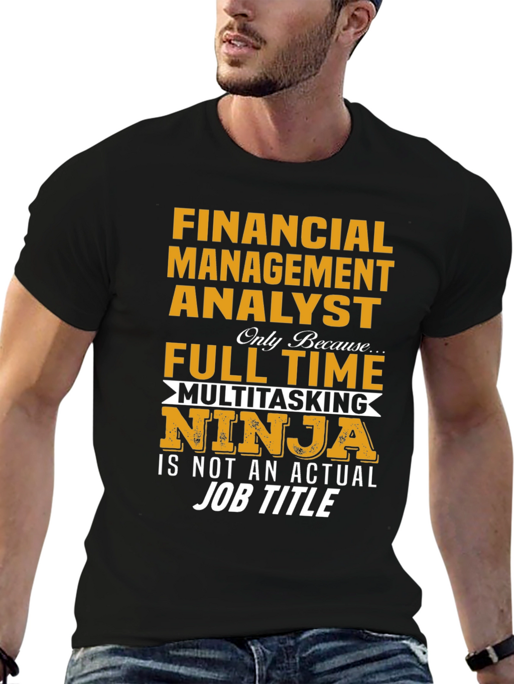 Financial Analyst Full-Time Ninja T-Shirt