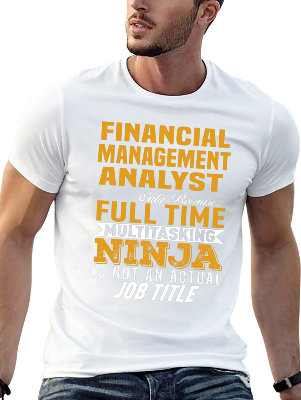 Financial Analyst Full-Time Ninja T-Shirt