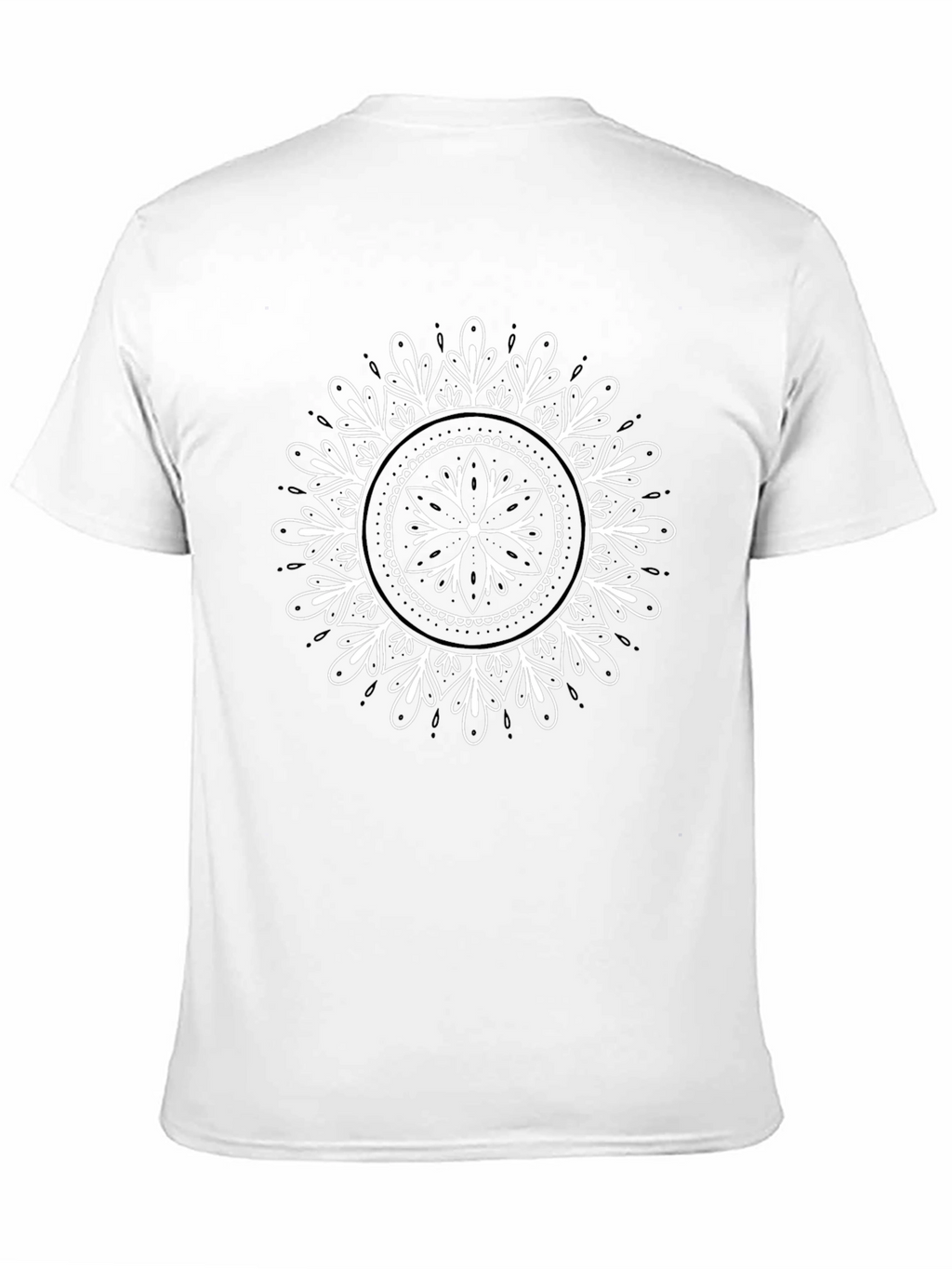 Black Mandala Graphic Tee - Stylish & Unique