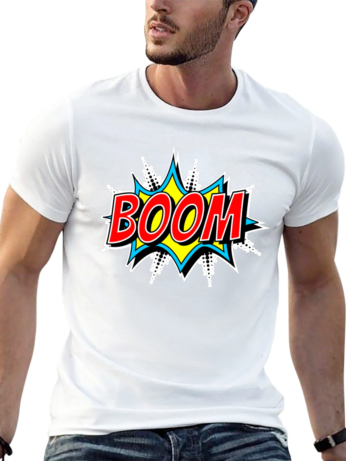 Boom Graphic T-Shirt - Comic Pop Art Style