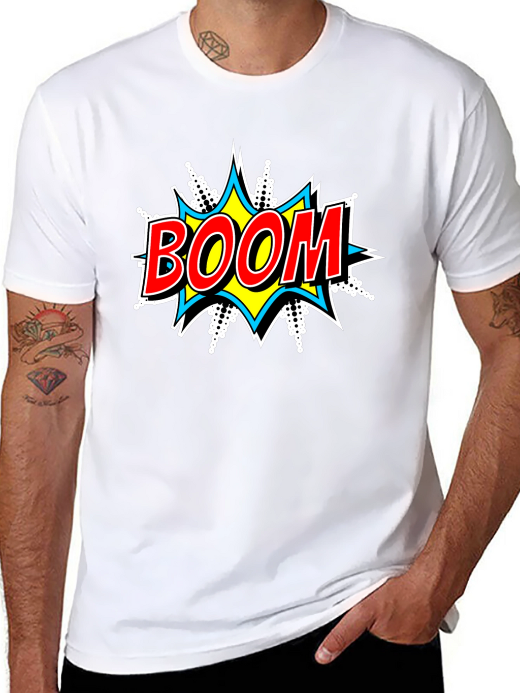 Boom Graphic T-Shirt - Comic Pop Art Style