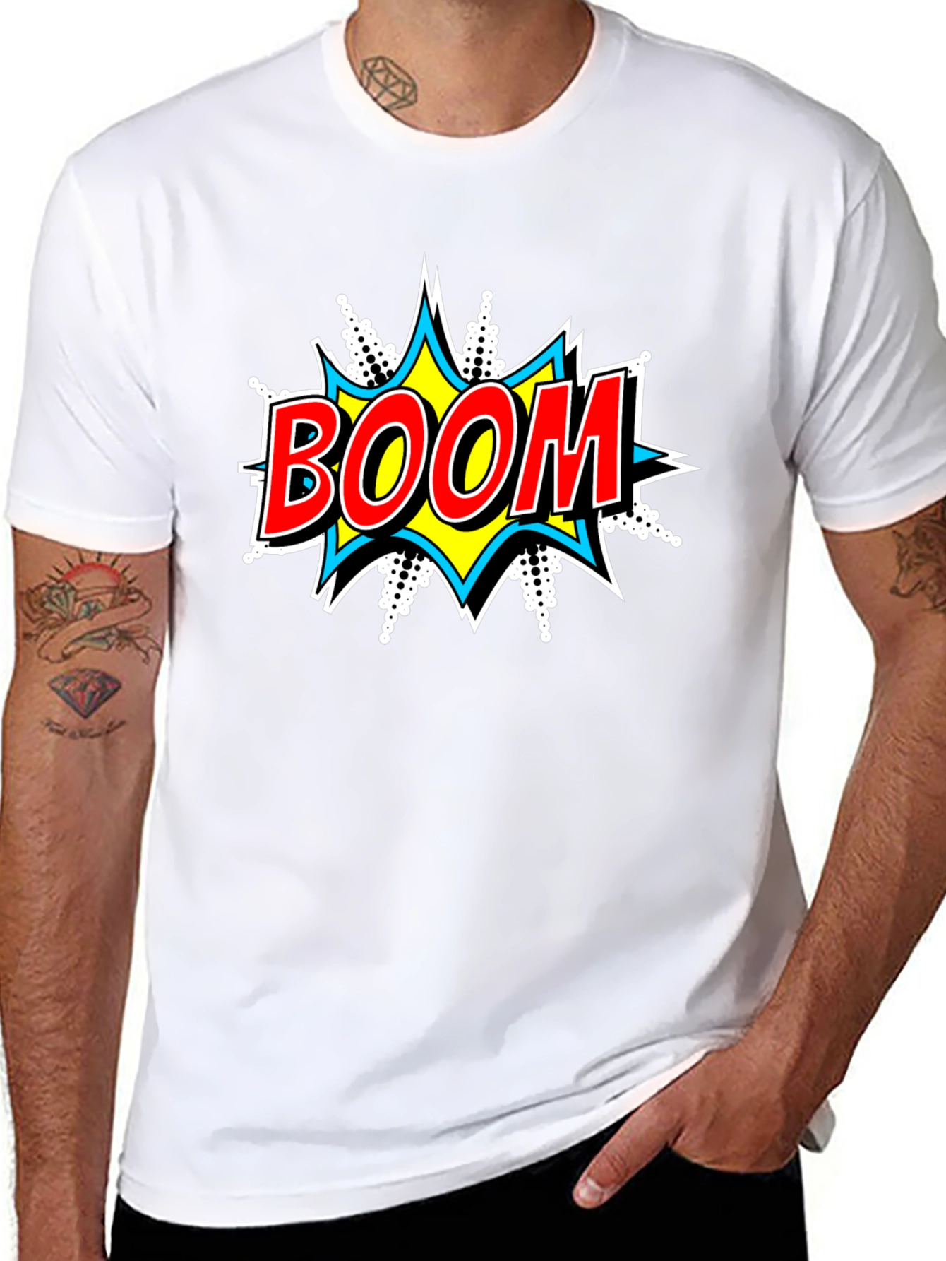 Boom Graphic T-Shirt - Comic Pop Art Style