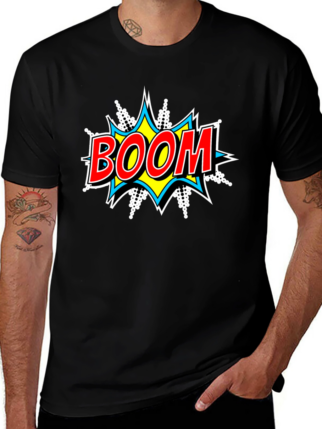 Boom Graphic T-Shirt - Comic Pop Art Style